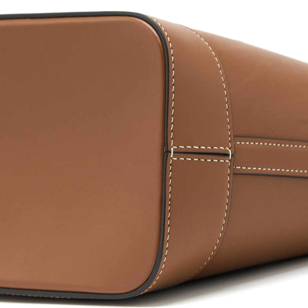 CELINE SMALL BUCKET CUIR TRIOMPHE CALFSKIN TAN GHW