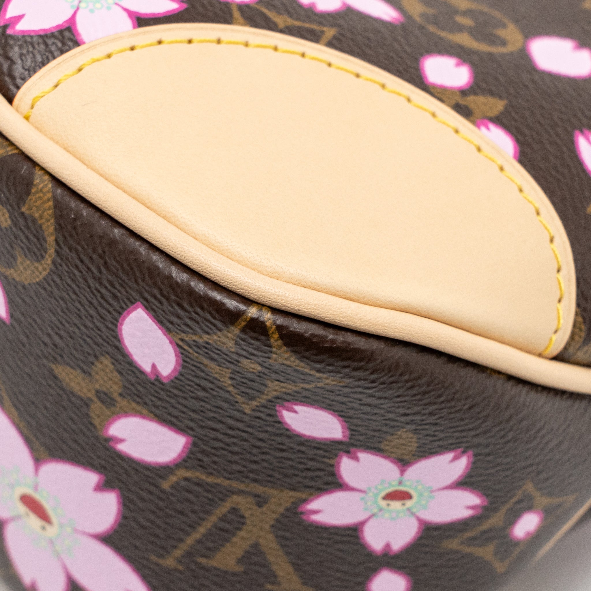 LOUIS VUITTON X TAKASHI MURAKAMI BOULOGNE PM CHERRY BLOSSOM MONOGRAM CANVAS GHW
