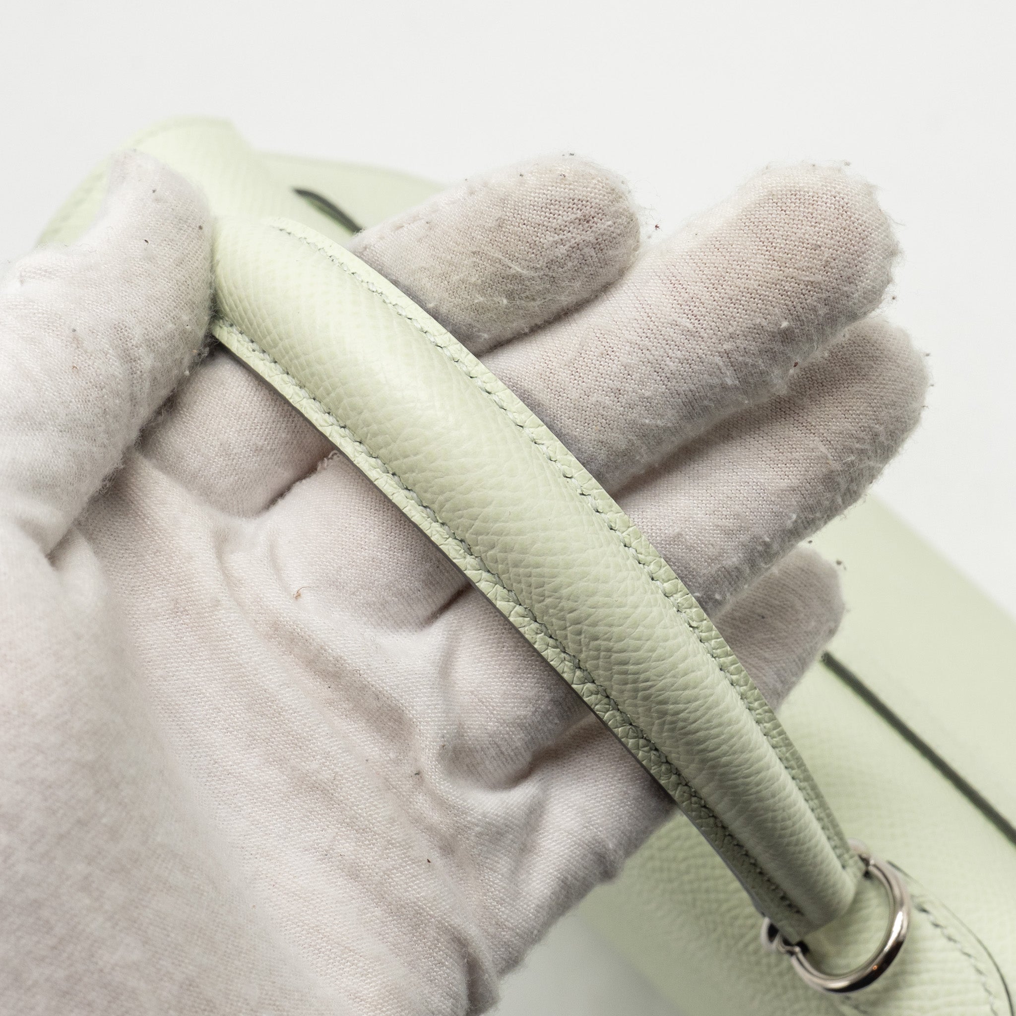 HERMES KELLY 25 EPSOM VERT FIZZ SHW