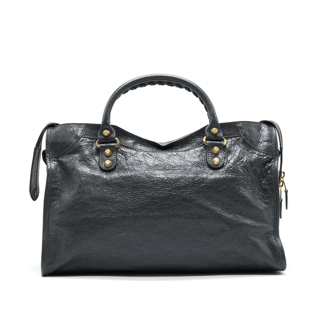 BALENCIAGA GIANT CITY IN DARK GREY GHW