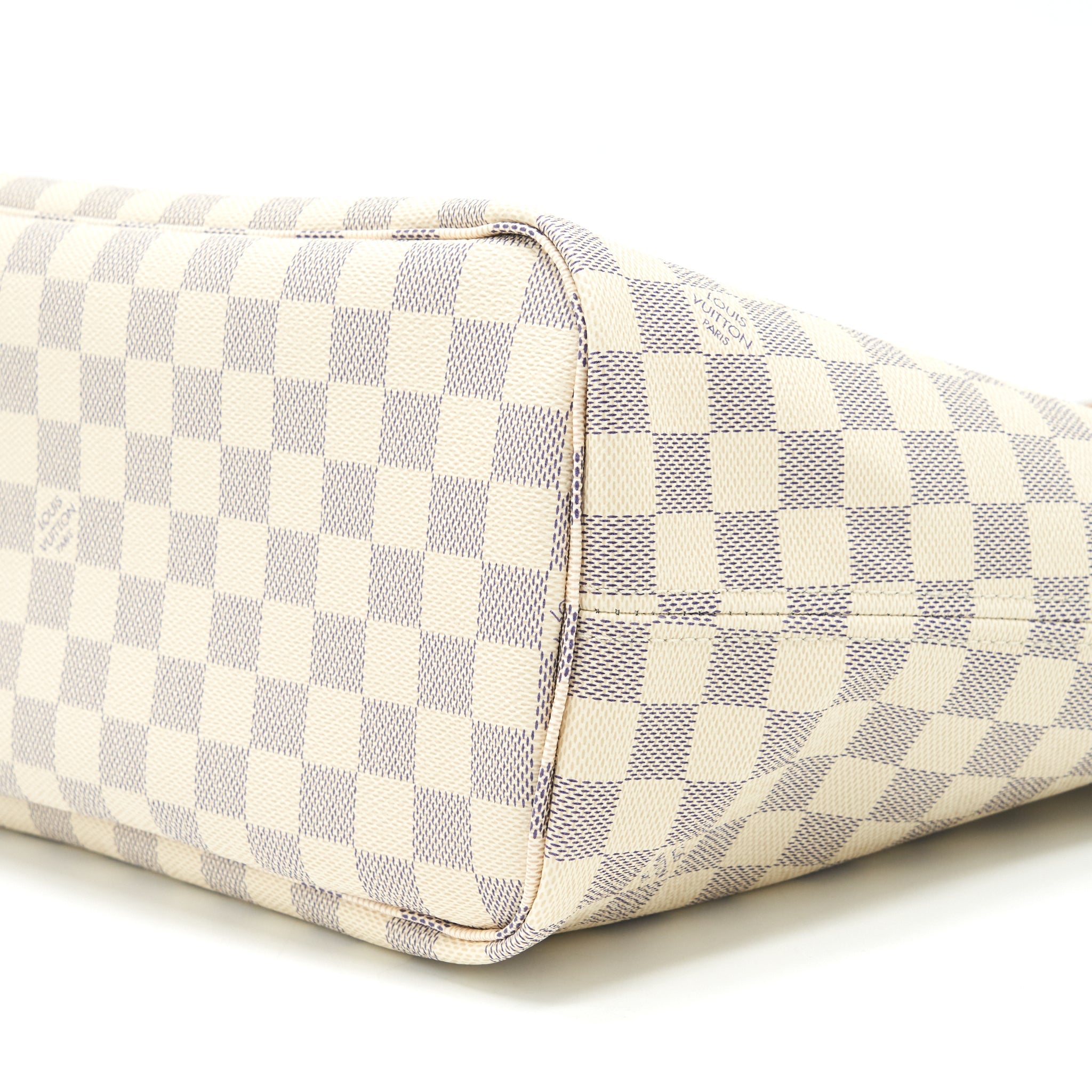 LOUIS VUITTON NEVERFULL MM DAMIER AZUR CANVAS /ROSE BALLERINE (NO INNER POUCH)