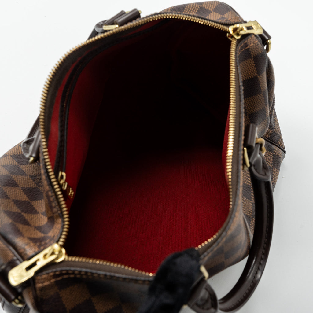 LOUIS VUITTON SPEEDY BANDOULIERE 30 DAMIER EBENE GHW