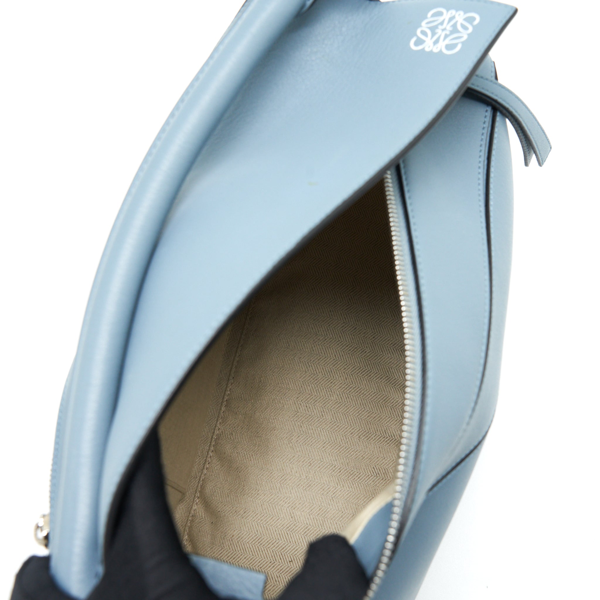 LOEWE PUZZLE BAG CLASSIC CALFSKIN ATLANTIC BLUE SHW
