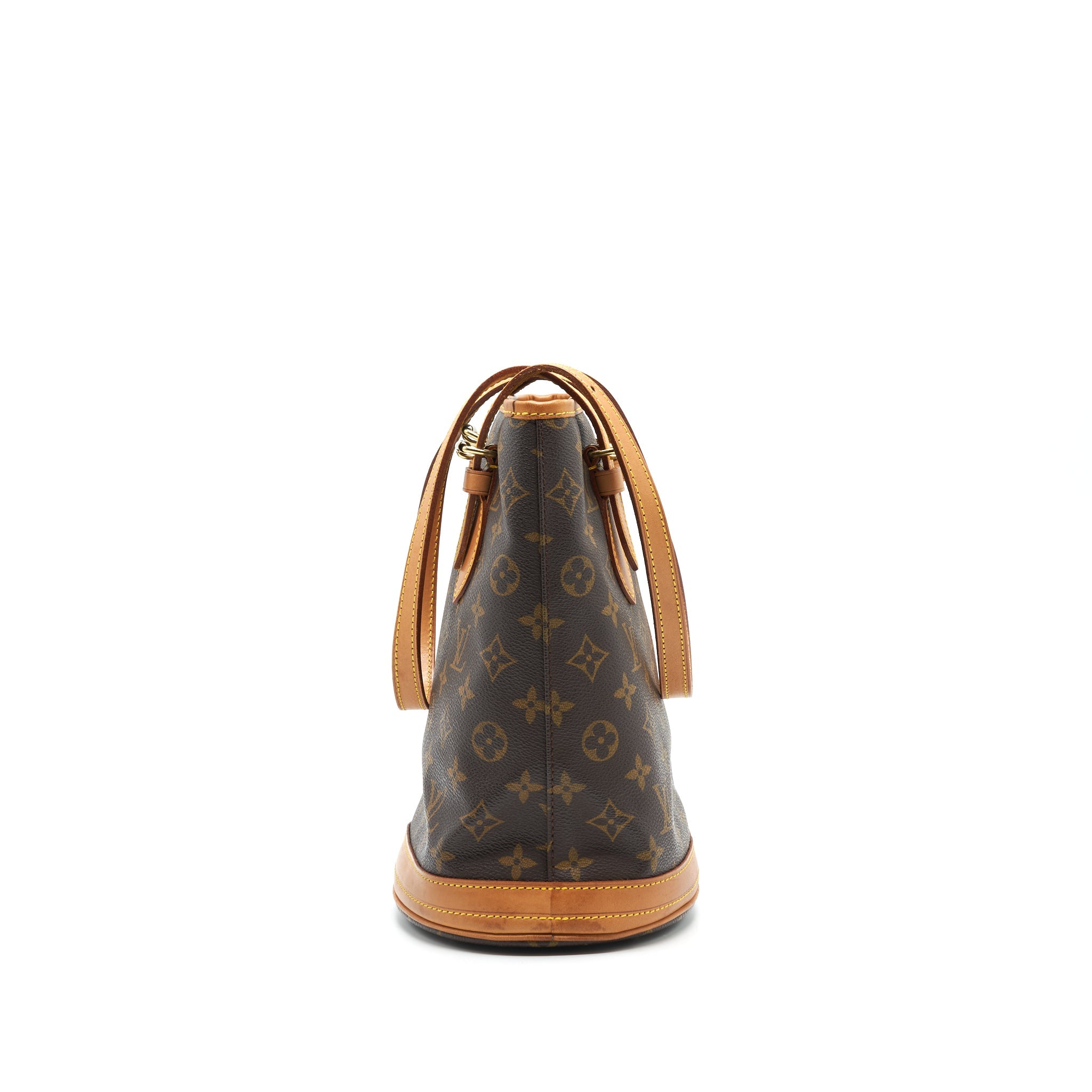 LOUIS VUITTON BUCKET PM SHOULDER TOTE BAG MONOGRAM CANVAS
