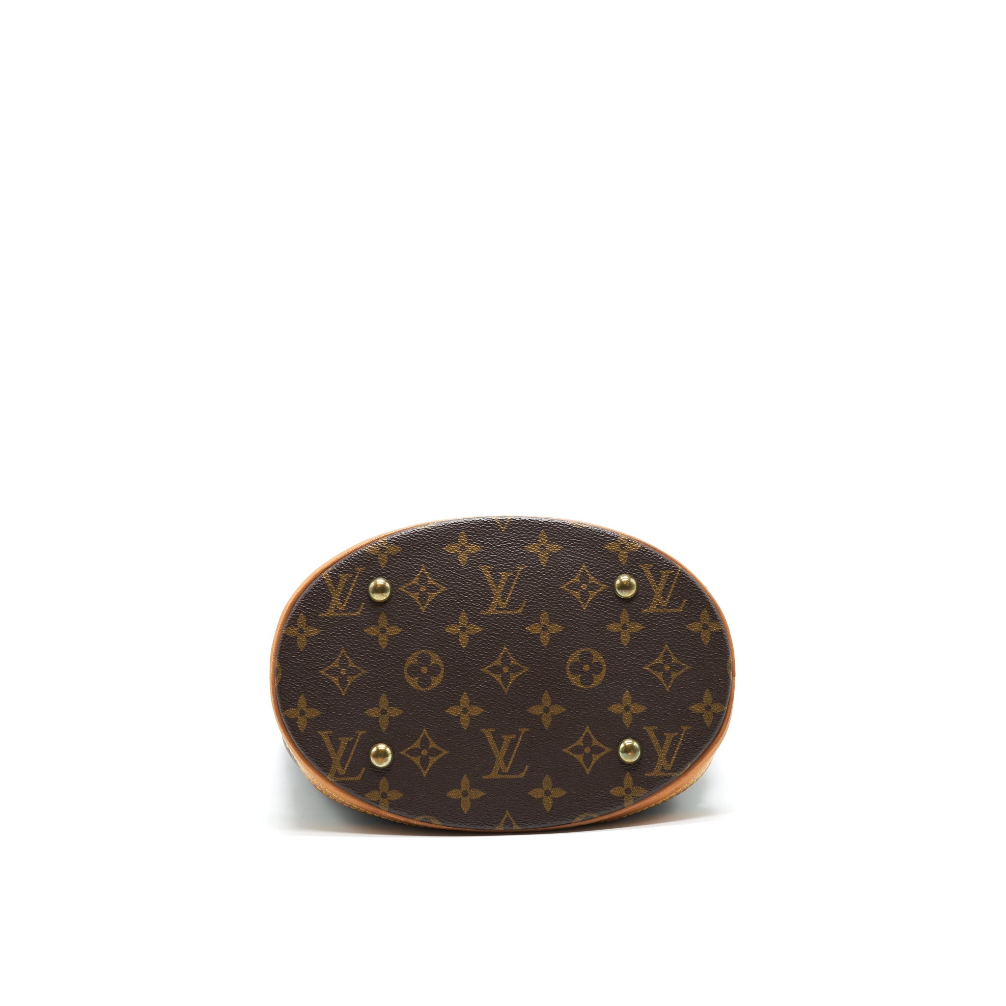 LOUIS VUITTON BUCKET PM SHOULDER TOTE BAG MONOGRAM CANVAS