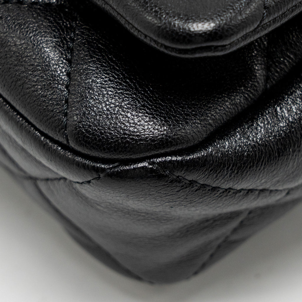 CHANEL 19 WAIST BAG GOATSKIN BLACK MULTICOLOUR HARDWARE