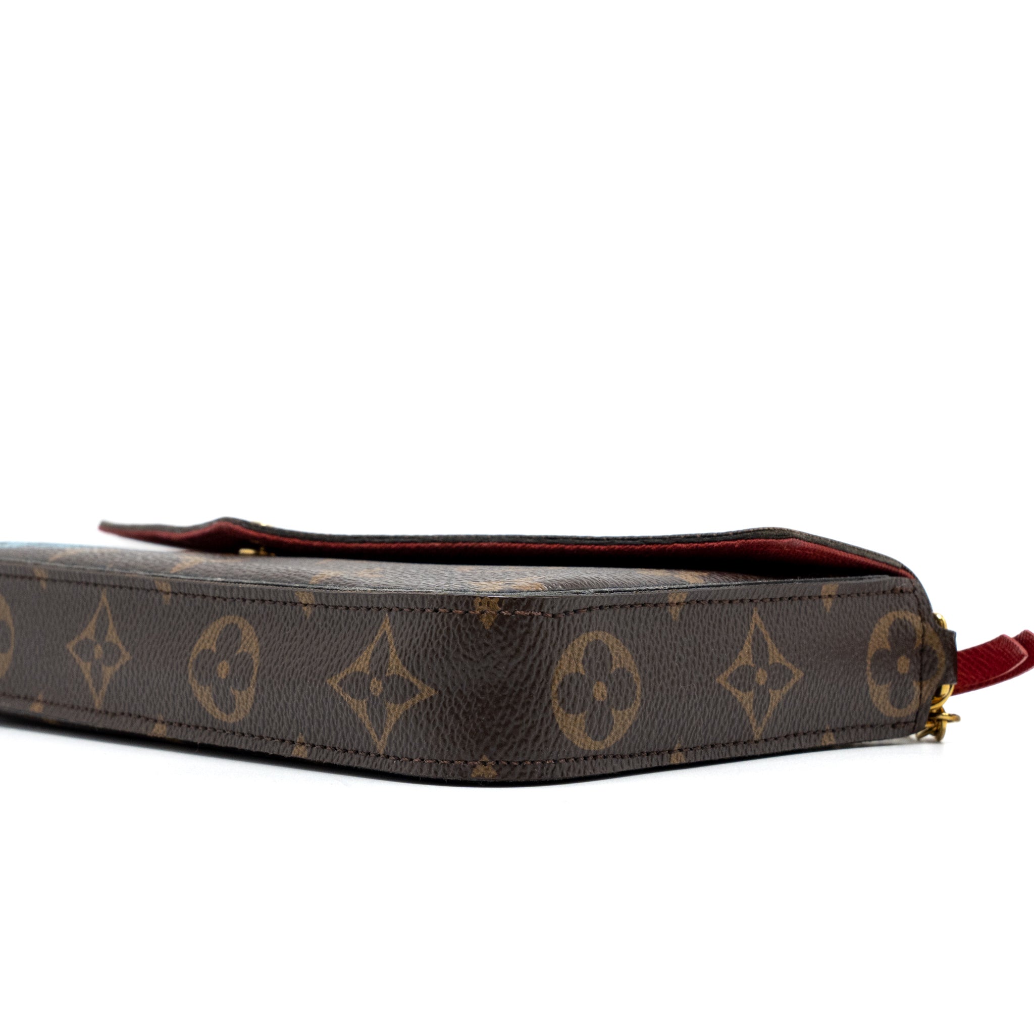 LOUIS VUITTON FÉLICIE POCHETTE LIMITED EDITION MONOGRAM CANVAS GHW