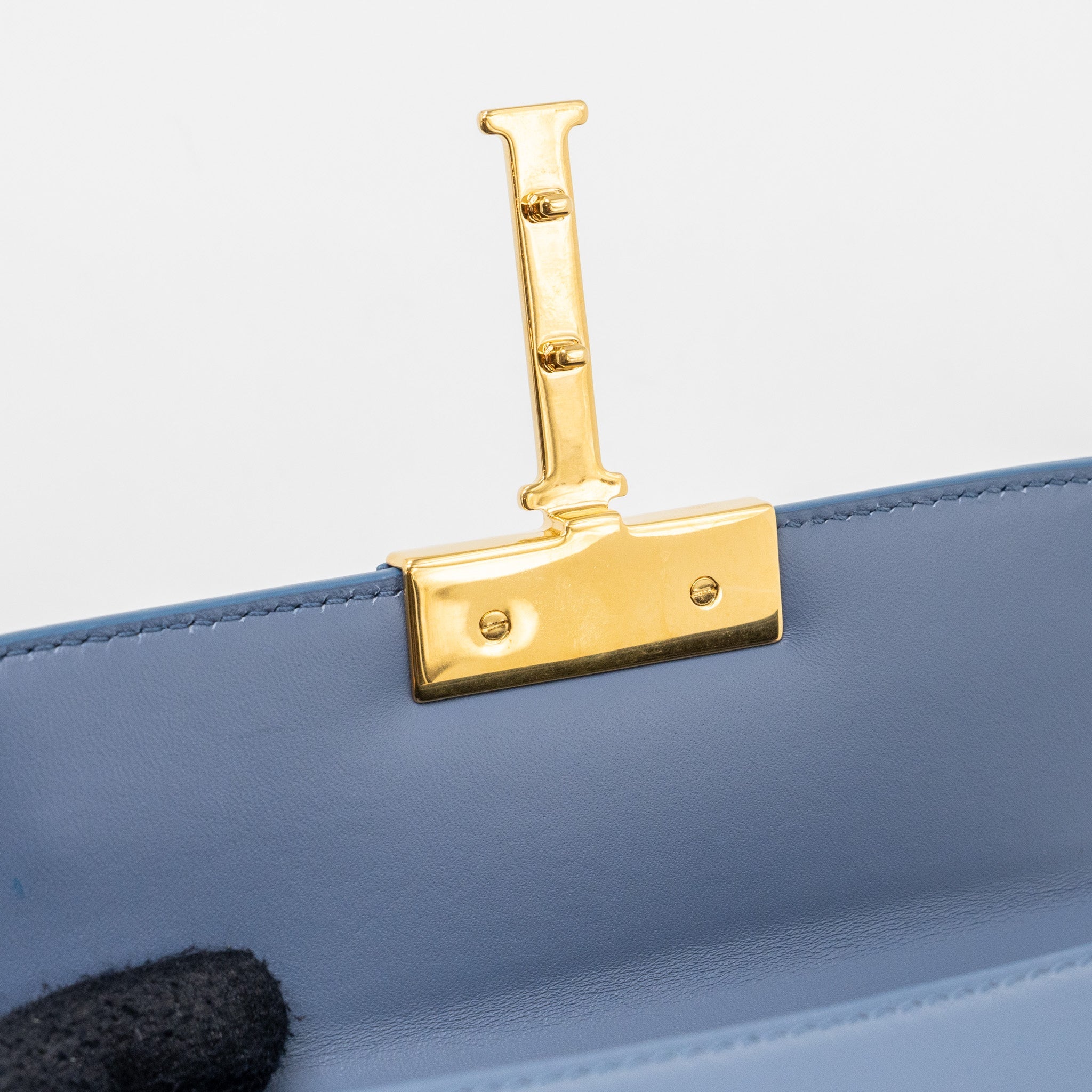 DIOR 30 MONTAIGNE BOX BAG CALFSKIN LIGHT BLUE GHW