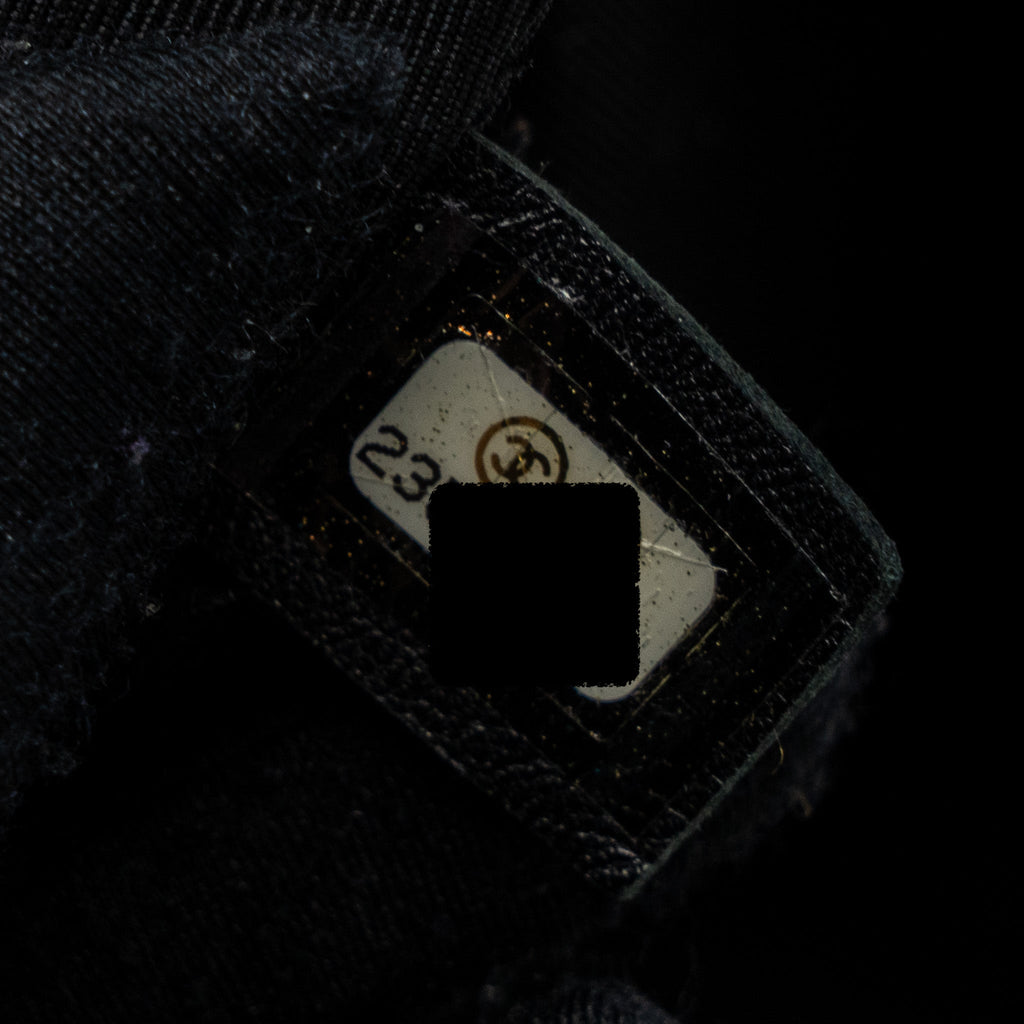 CHANEL BUCKET BAG GOATSKIN/SUE CALFSKIN BLACK SHW