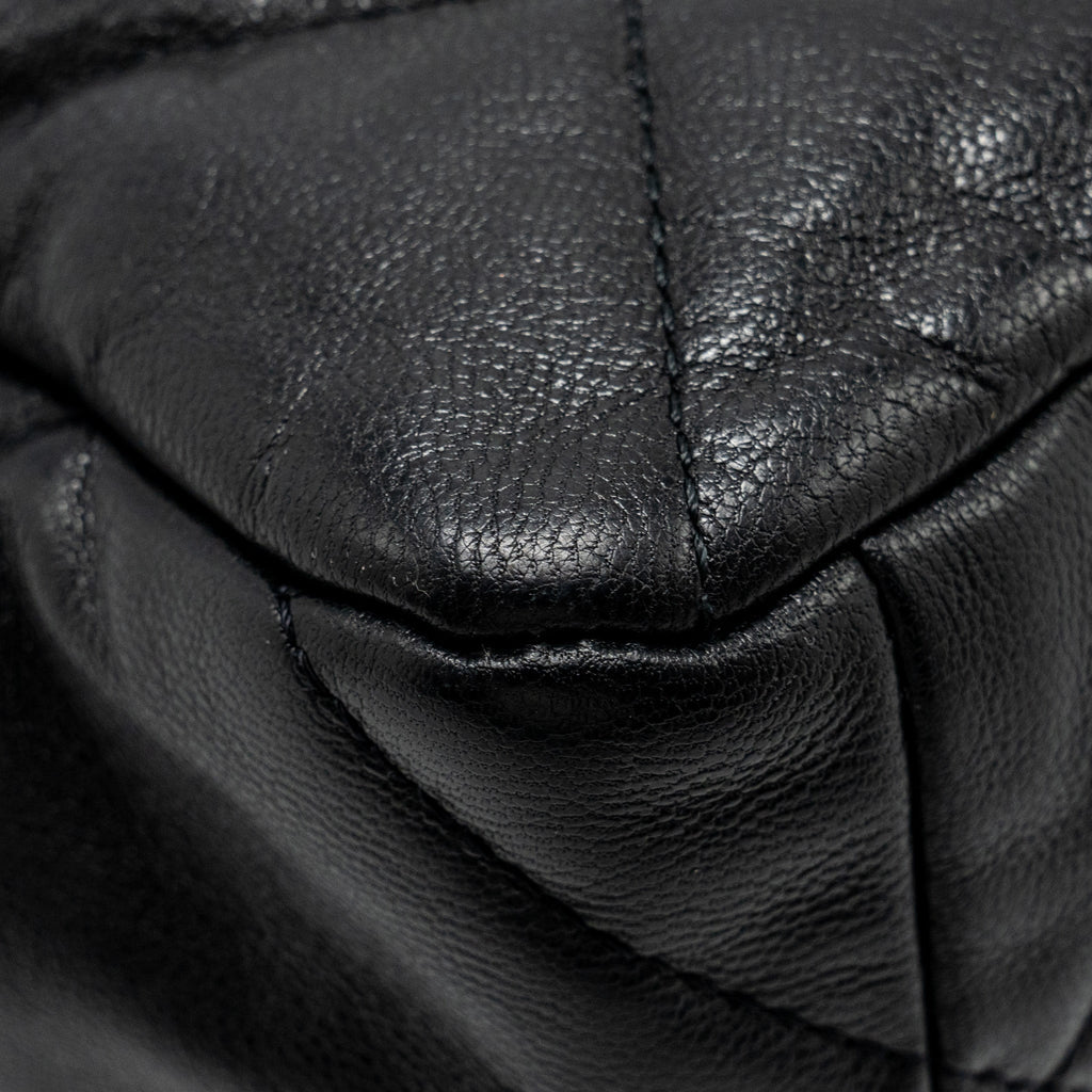 CHANEL LARGE 19 BAG GOATSKIN BLACK MULTICOLOUR HARDWARE
