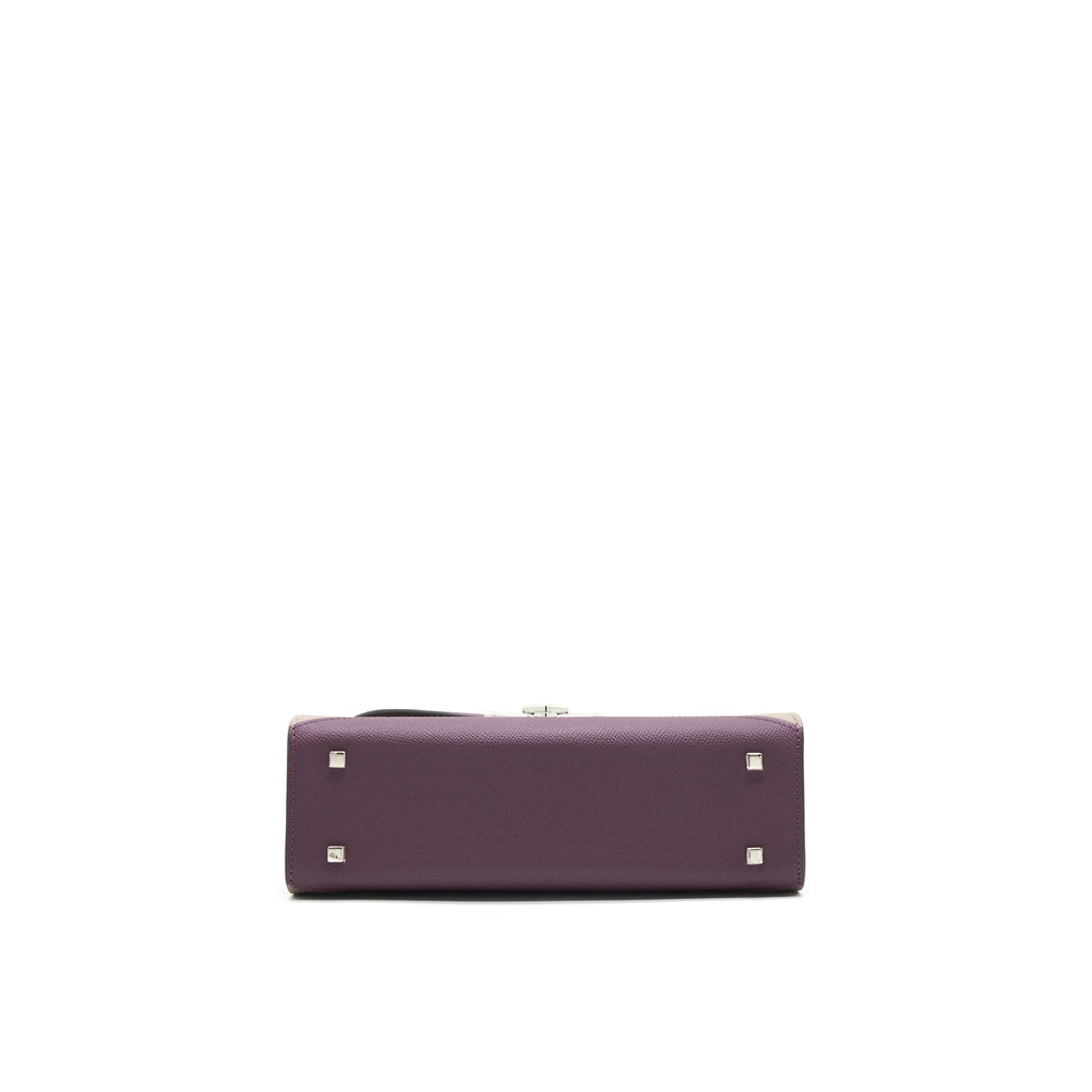 MOYNAT GABRIELLE PM IN PURPLE AND BEIGE SHW