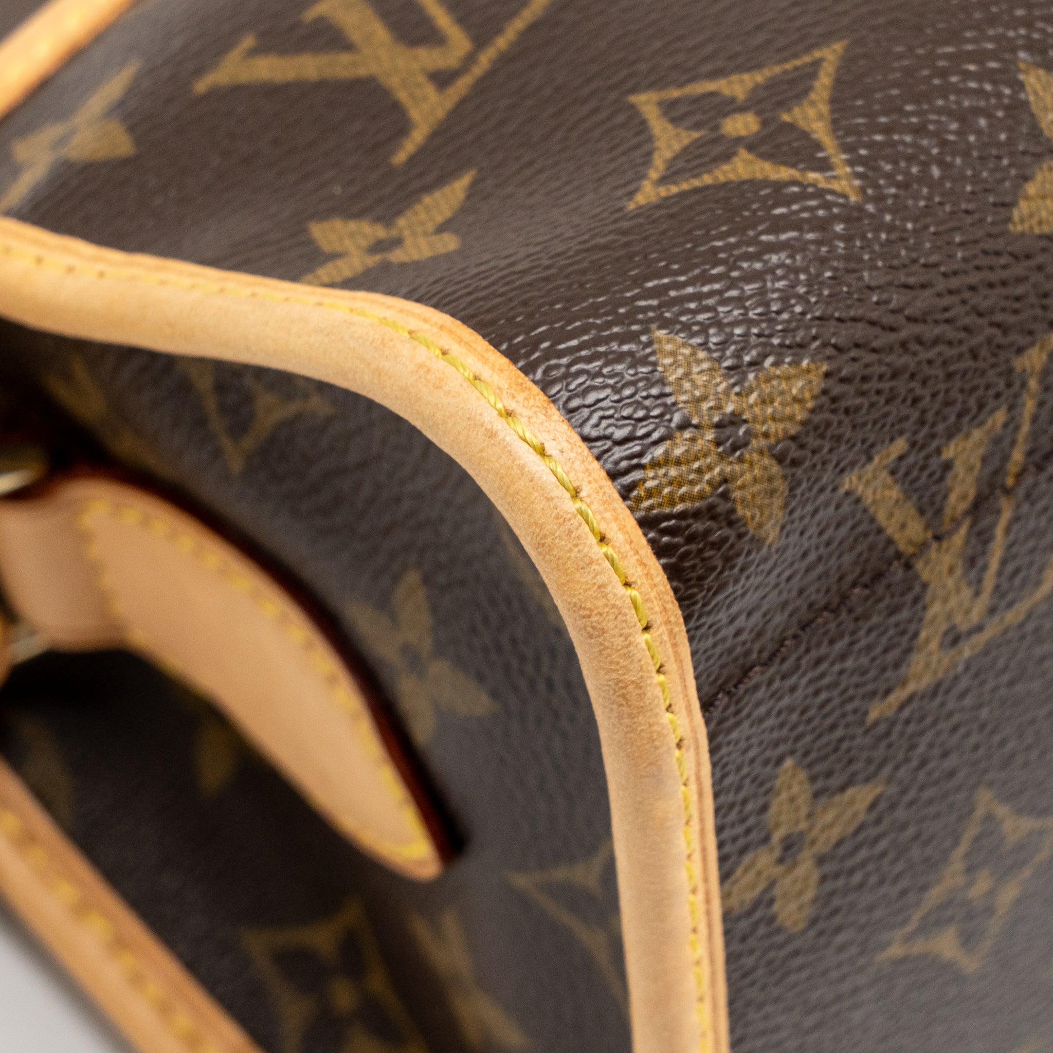 LOUIS VUITTON POPINCOURT LONG SHOULDER BAG MONOGRAM CANVAS GHW