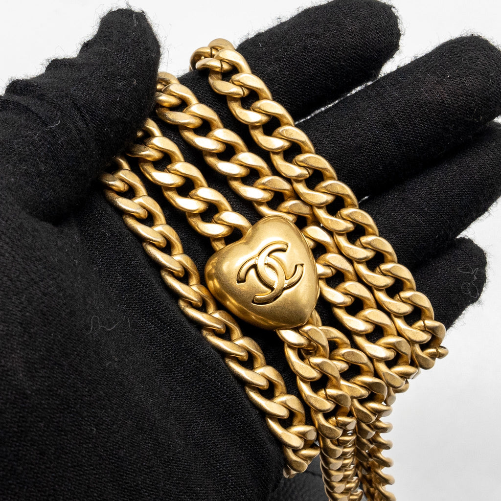 CHANEL COCO LOVE MINI FLAP BAG ADJUSTABLE CHAIN CAVIAR BLACK GHW (MICROCHIP)