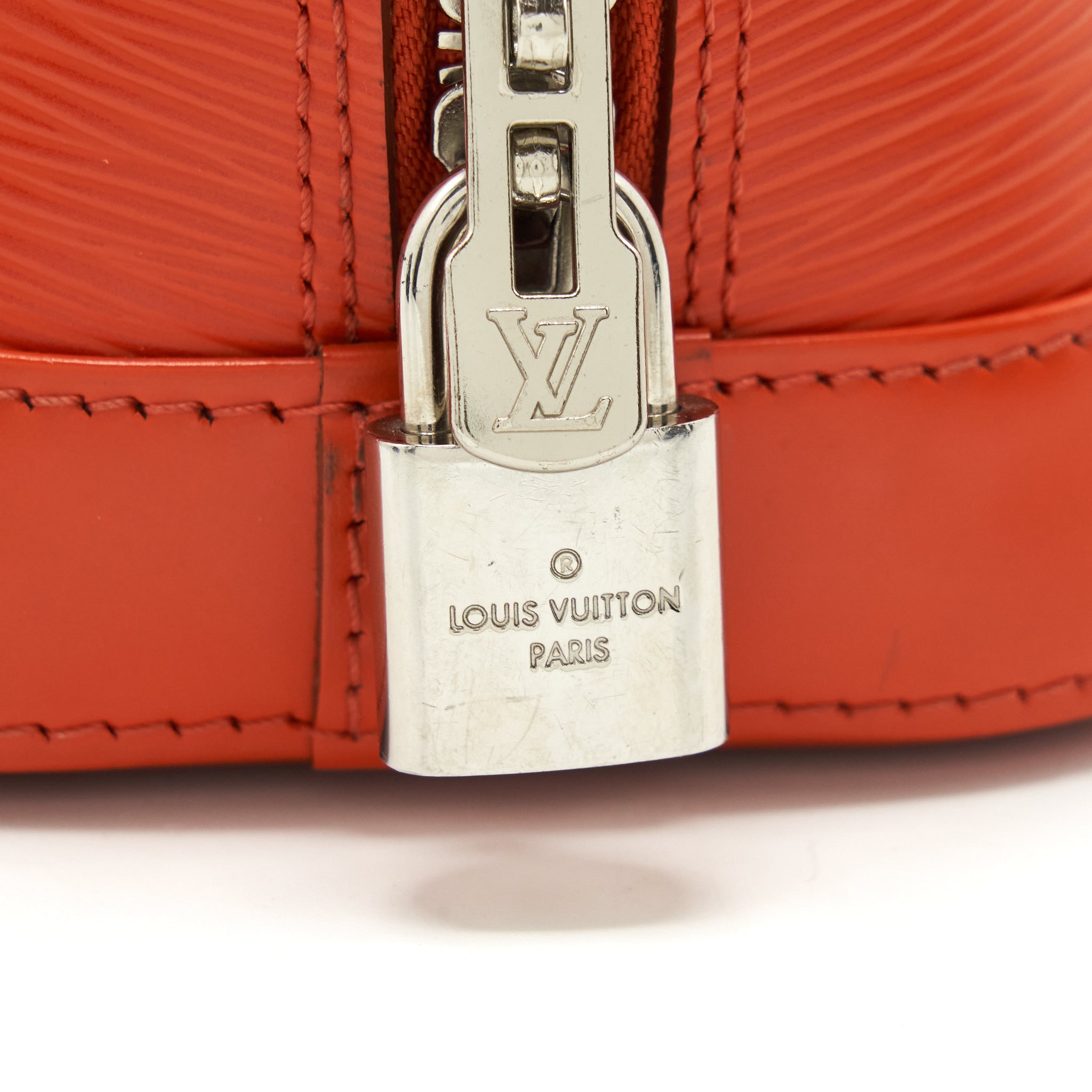 LOUIS VUITTON ALMA BB EPI ORANGE SHW
