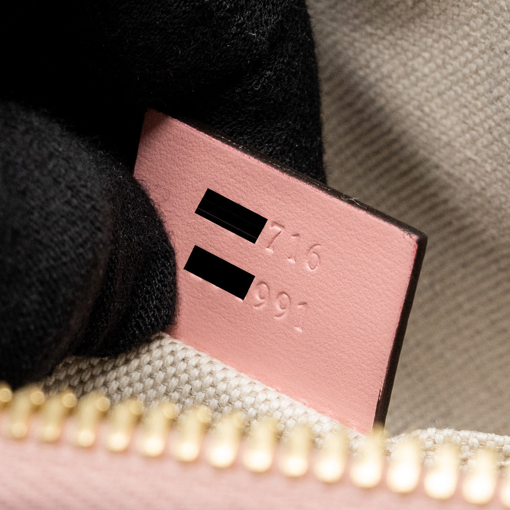 GUCCI HORSEBIT 1955 MINI TOP HANDLE BAG CALFSKIN MULTICOLOUR PINK GHW