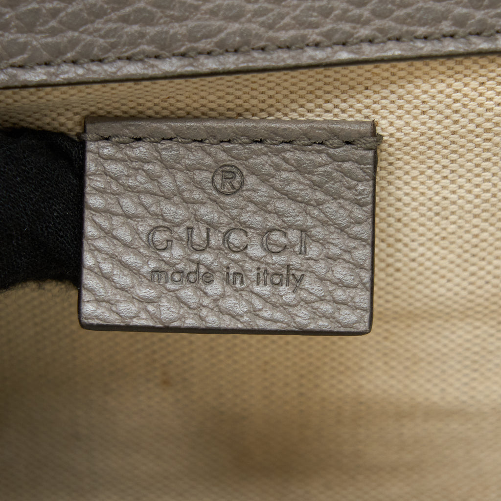 GUCCI SMALL DIONYSUS CALFSKIN GREY SHW
