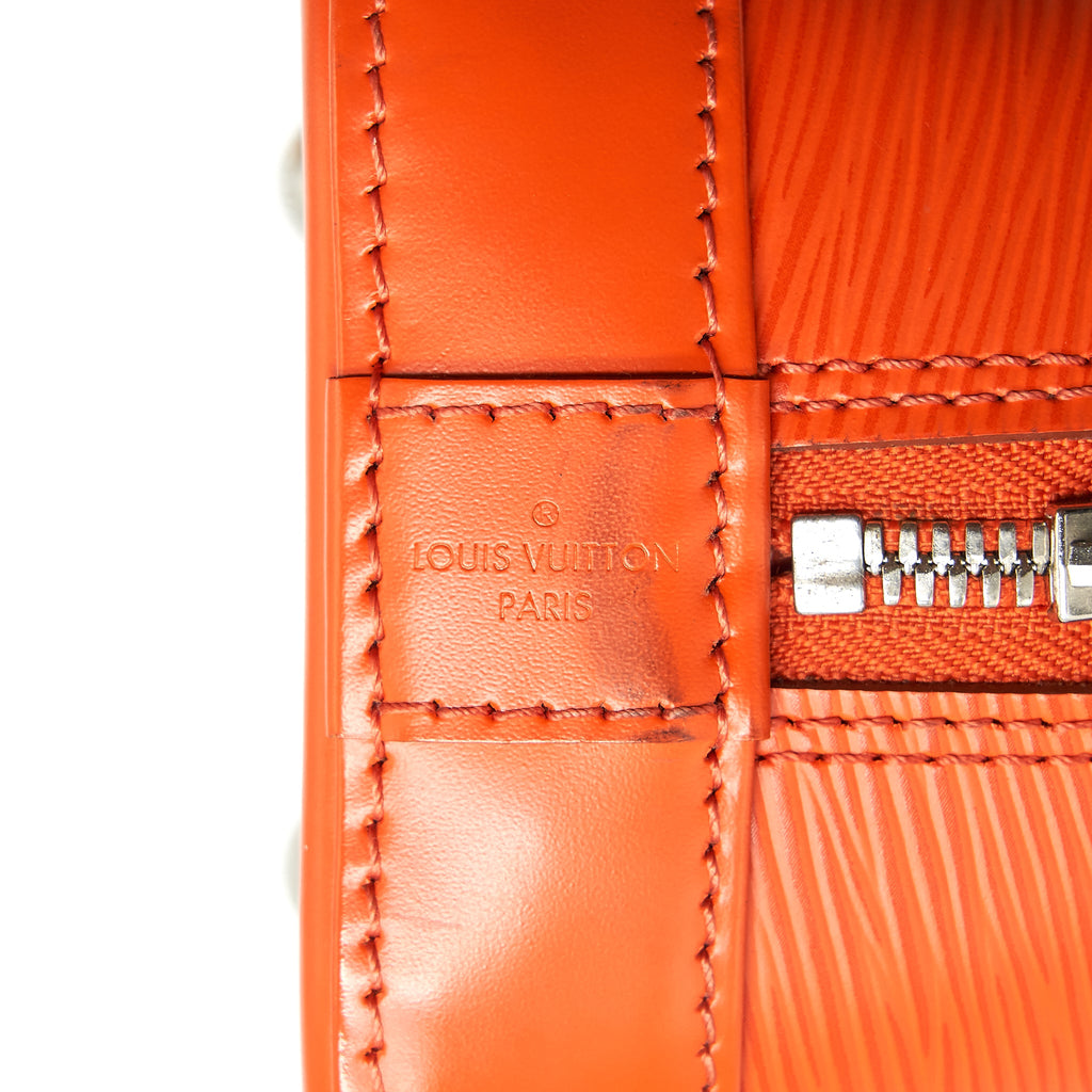 LOUIS VUITTON ALMA BB EPI ORANGE SHW