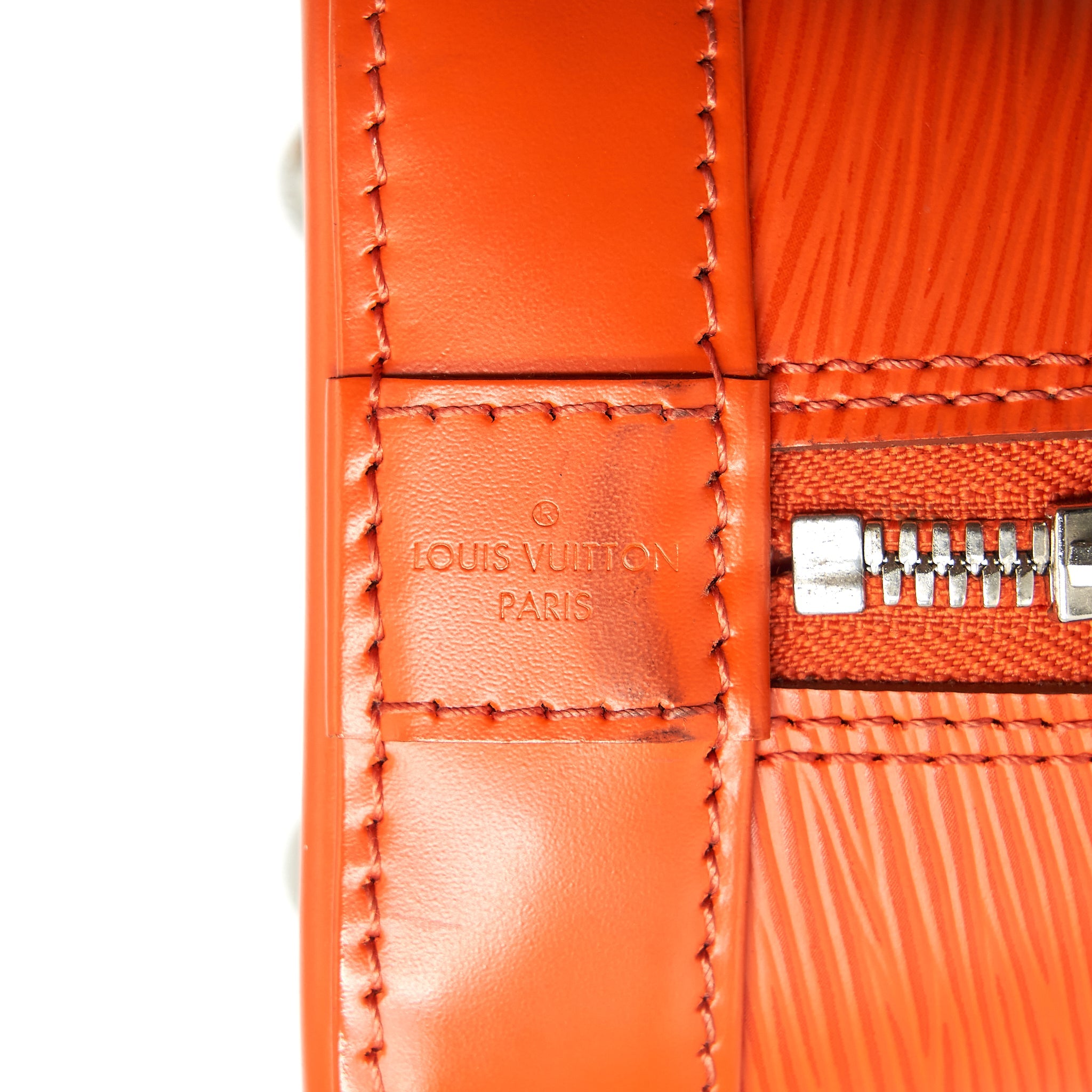LOUIS VUITTON ALMA BB EPI ORANGE SHW