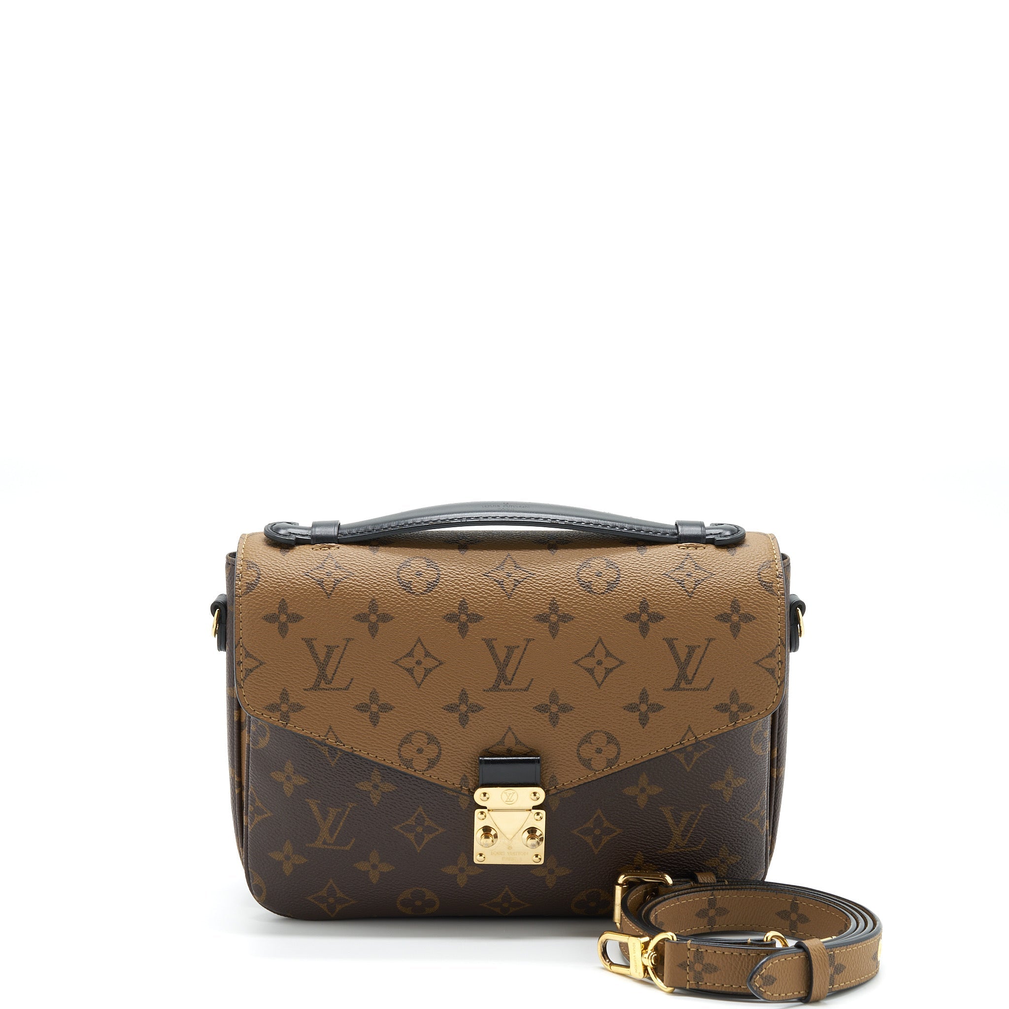LOUIS VUITTON POCHETTE MÉTIS REVERSE MONOGRAM CANVAS GHW