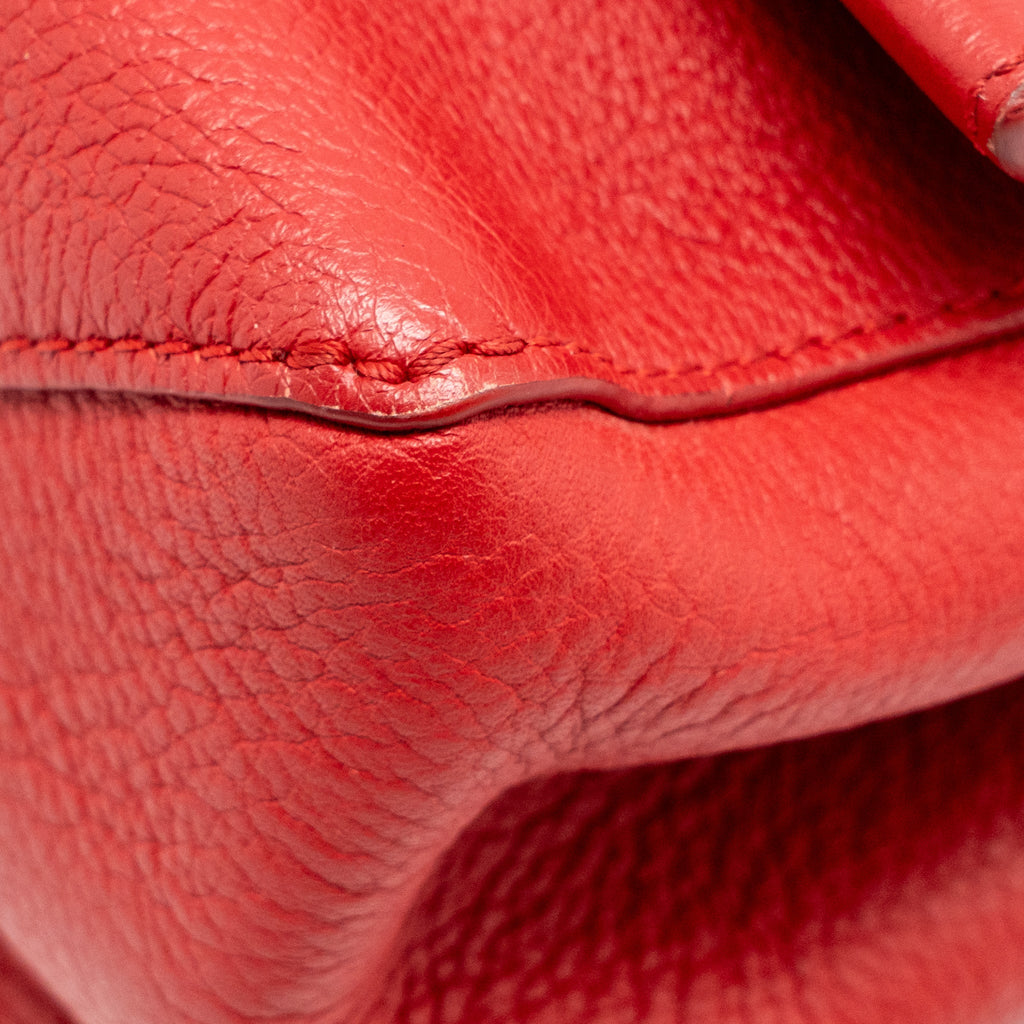 LOUIS VUITTON LOCKME BAG CALFSKIN RED SHW