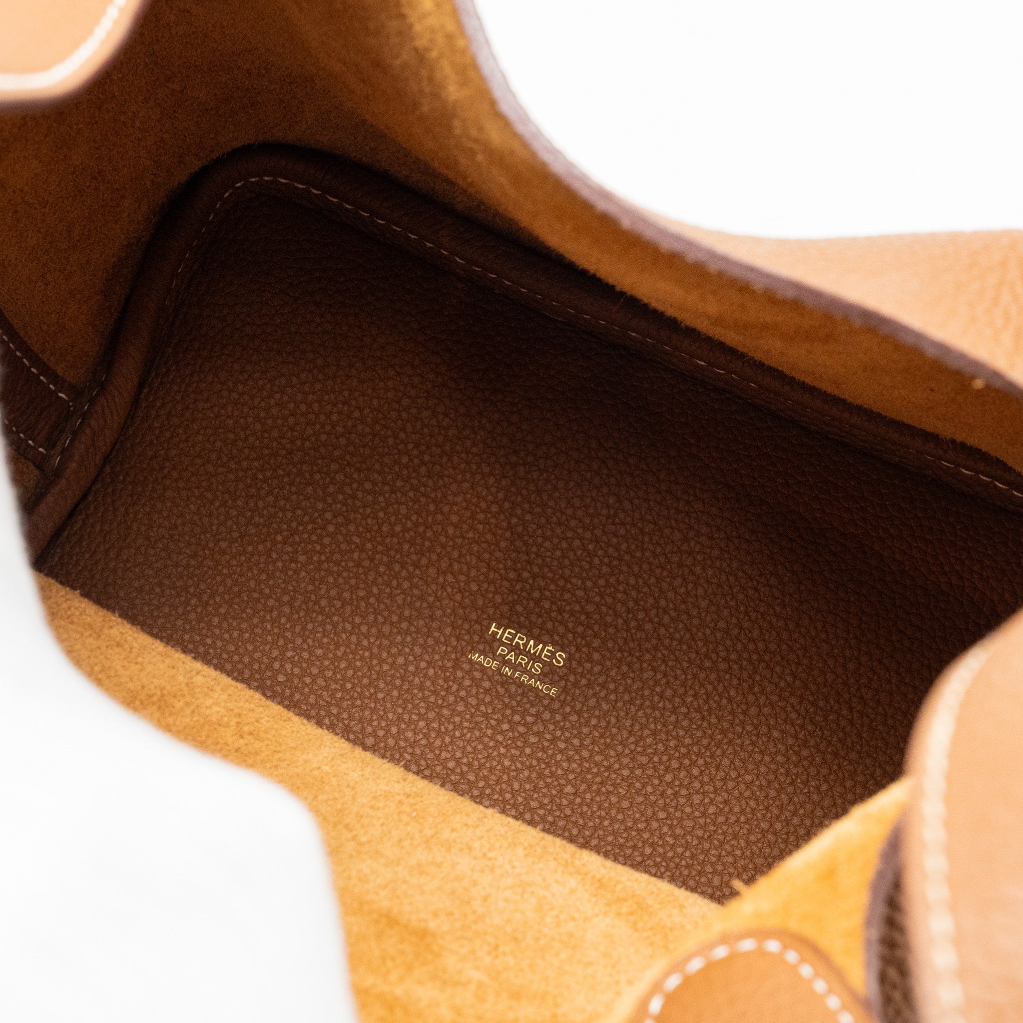 HERMES PICOTIN 18 LOCK BAG TAURILLON MAURICE GOLD GHW
