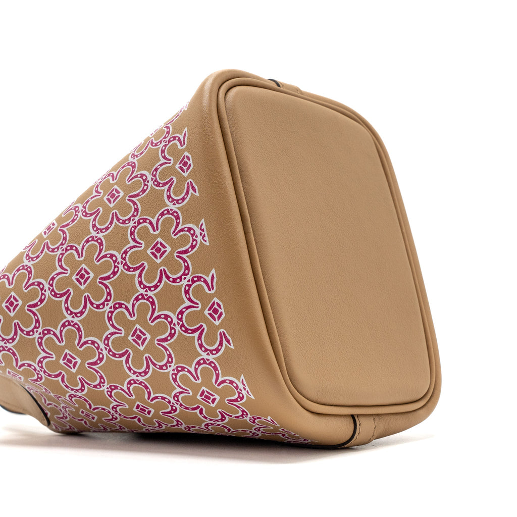 HERMES LUCKY DAISY MICRO PICOTIN SWIFT CHAI-ROSE-BLANC/CHAI SHW