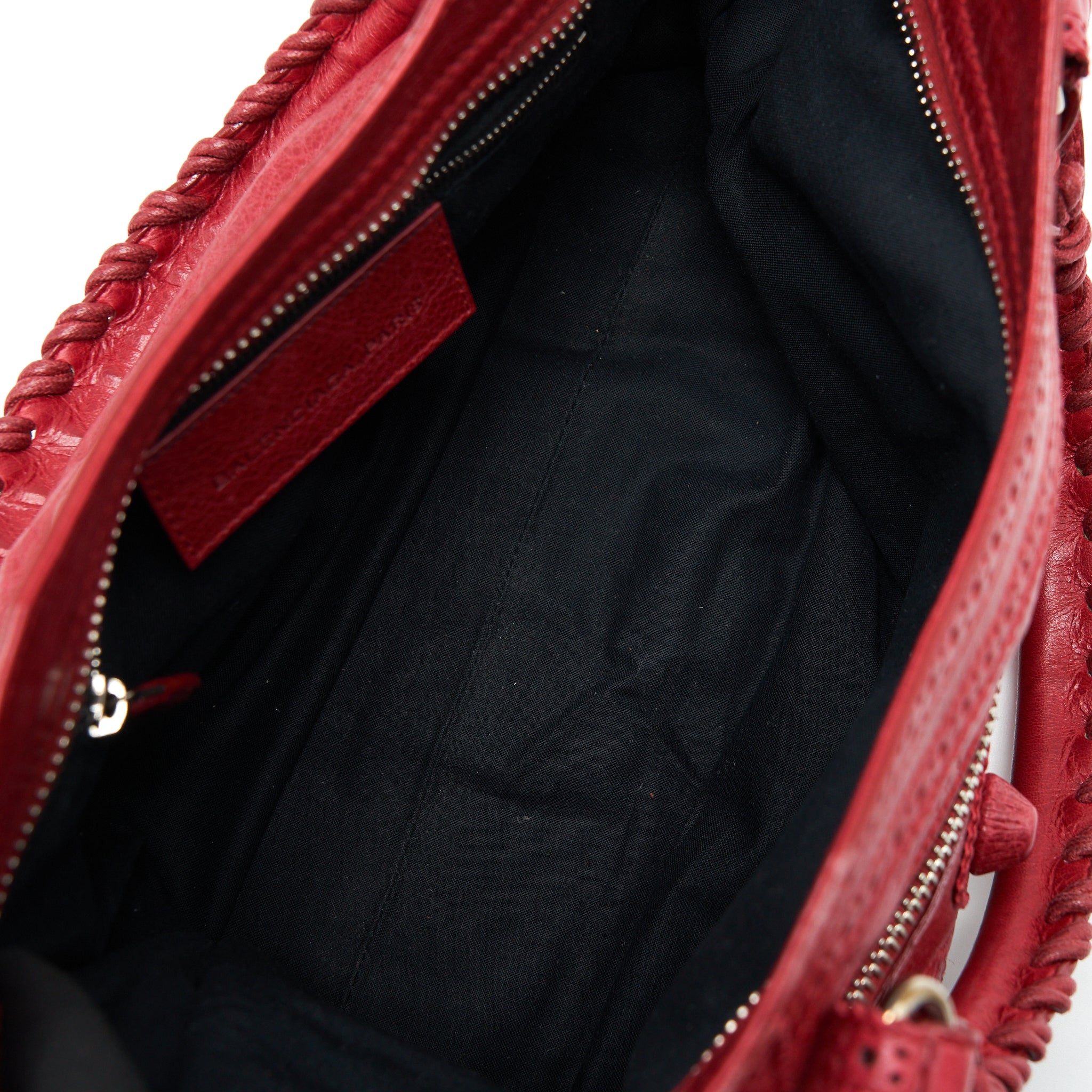 BALENCIAGA GIANT CITY BAG RED SHW