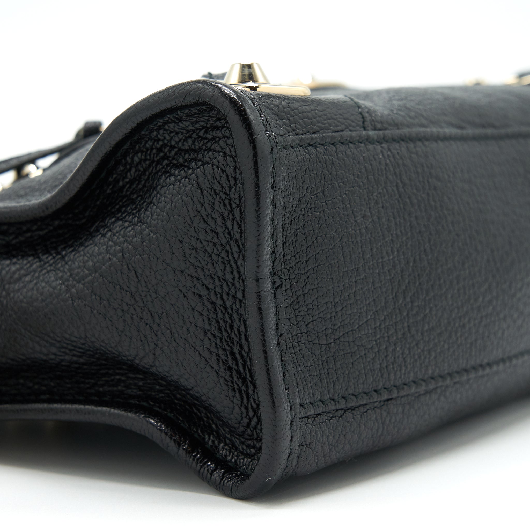 BALENCIAGA MINI CITY BAG BLACK GHW
