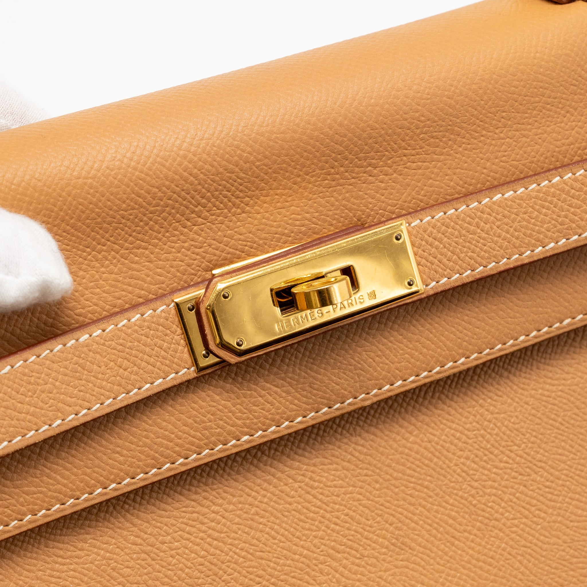 HERMES KELLY 32 EPSOM NATUREL SABLE GHW