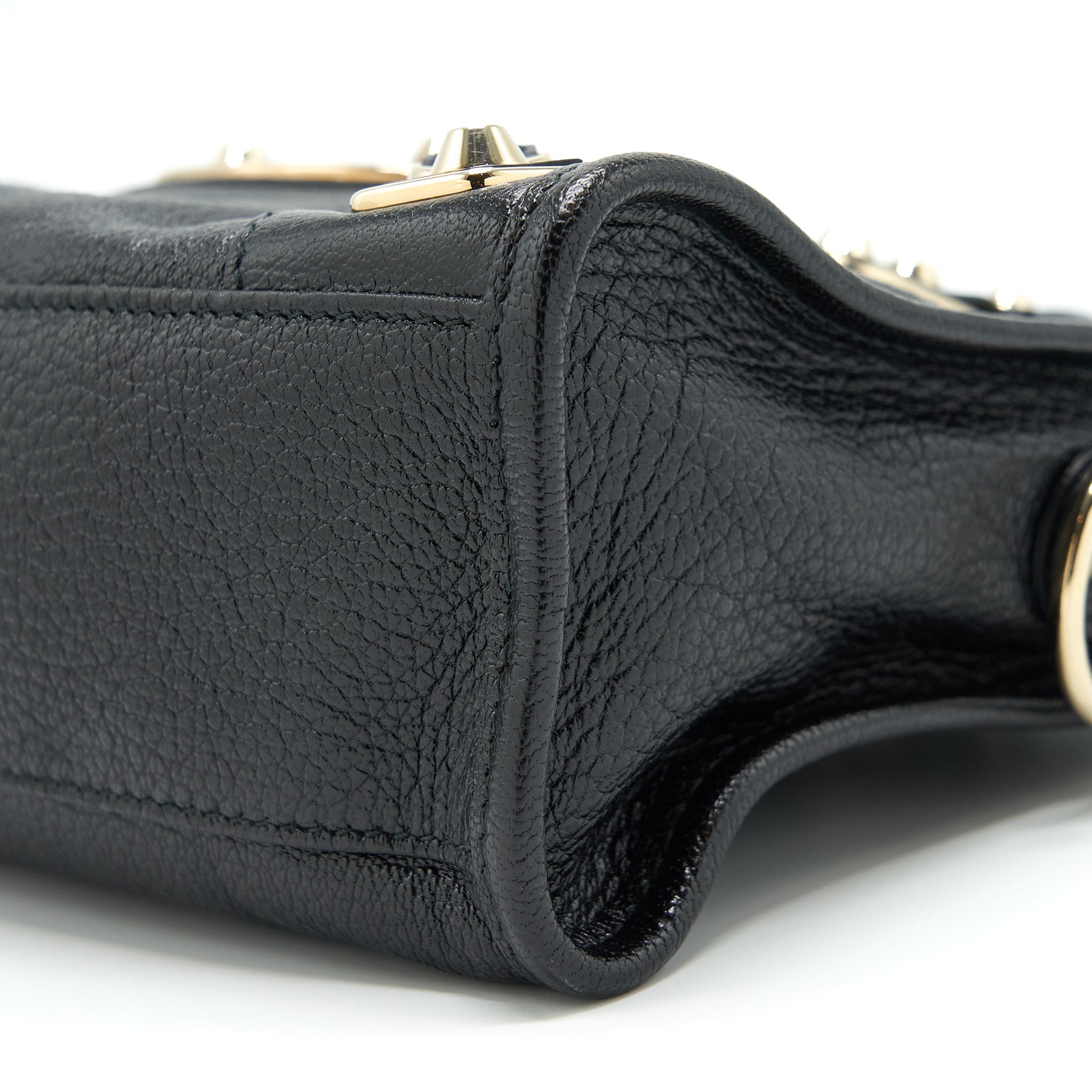 BALENCIAGA MINI CITY BAG BLACK GHW