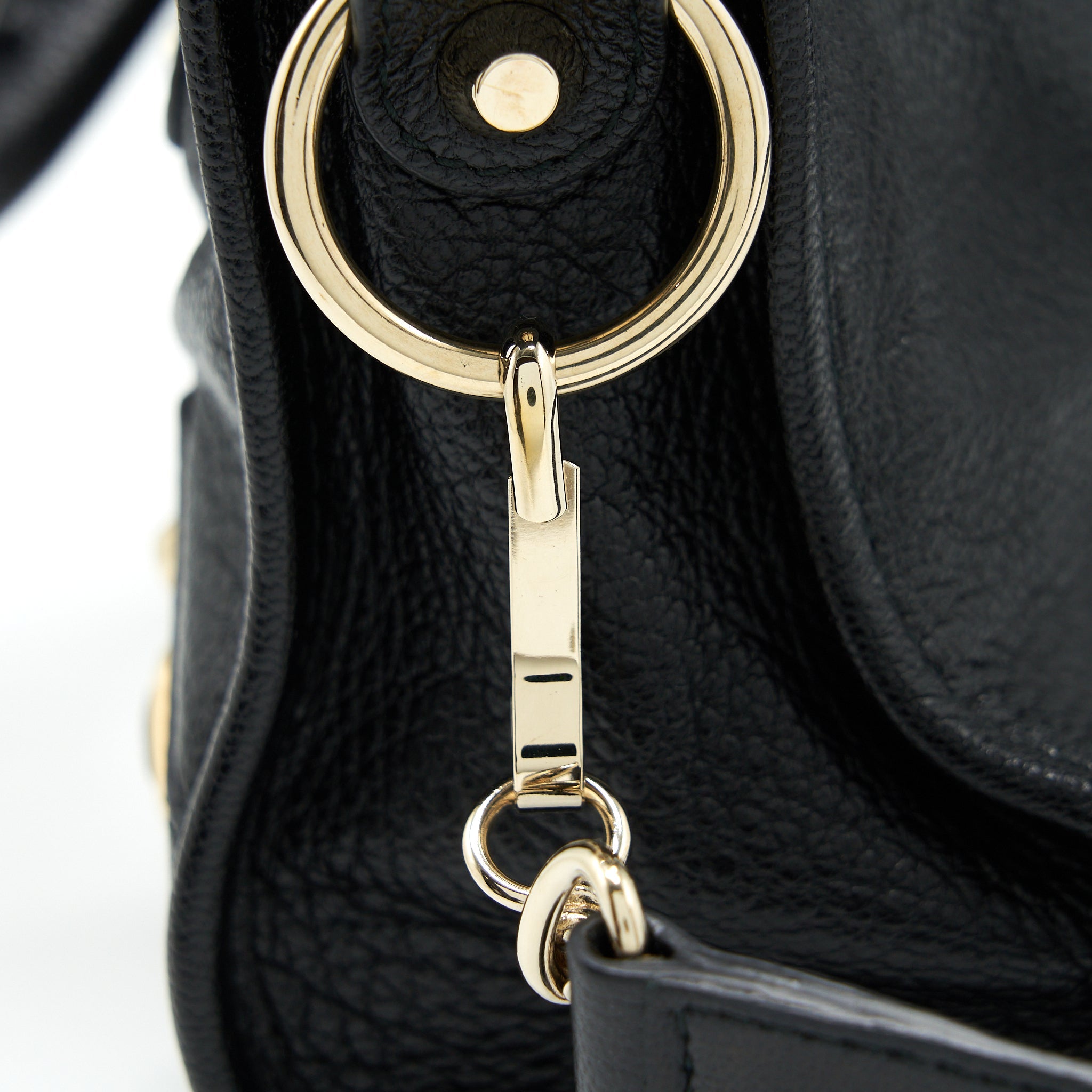 BALENCIAGA MINI CITY BAG BLACK GHW
