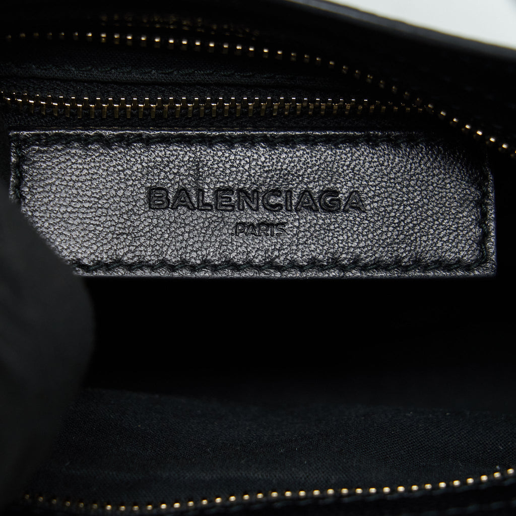 BALENCIAGA MINI CITY BAG BLACK GHW