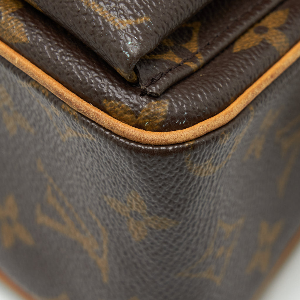 LOUIS VUITTON VINTAGE MONOGRAM SHOULDER BAG GHW