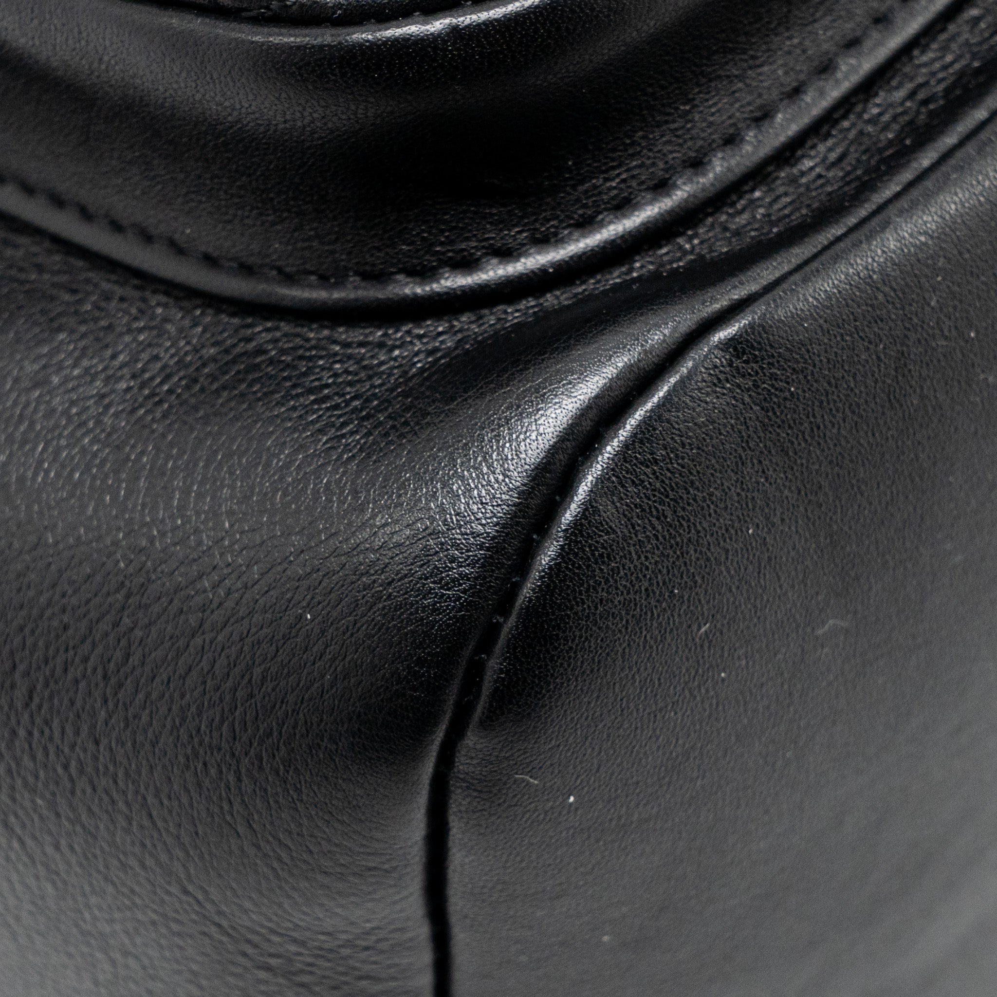 CHANEL LARGE DUMA BACKPACK CALFSKIN BLACK LGHW (MICROCHIP)
