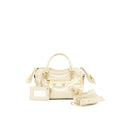 BALENCIAGA MINI CITY CROSSBODY BAG LIGHT BEIGE GHW
