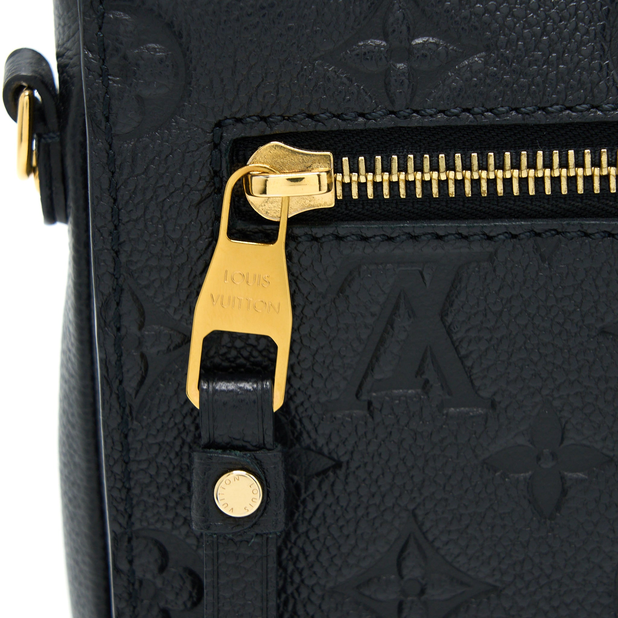 LOUIS VUITTON POCHETTE MÉTIS MONOGRAM EMPREINTE BLACK GHW