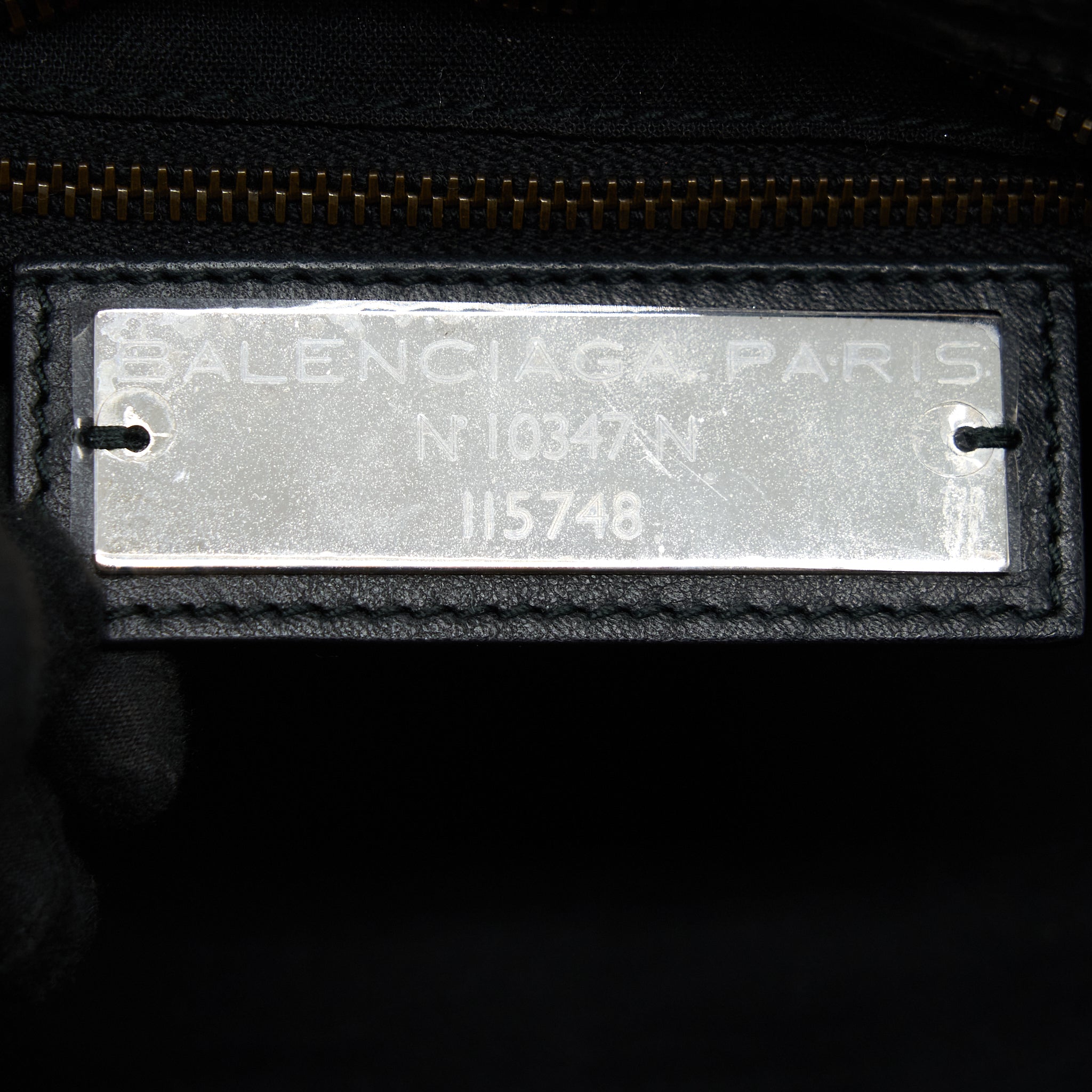 BALENCIAGA CLASSIC CITY BAG BLACK WITH RUTHENIUM HARDWARE