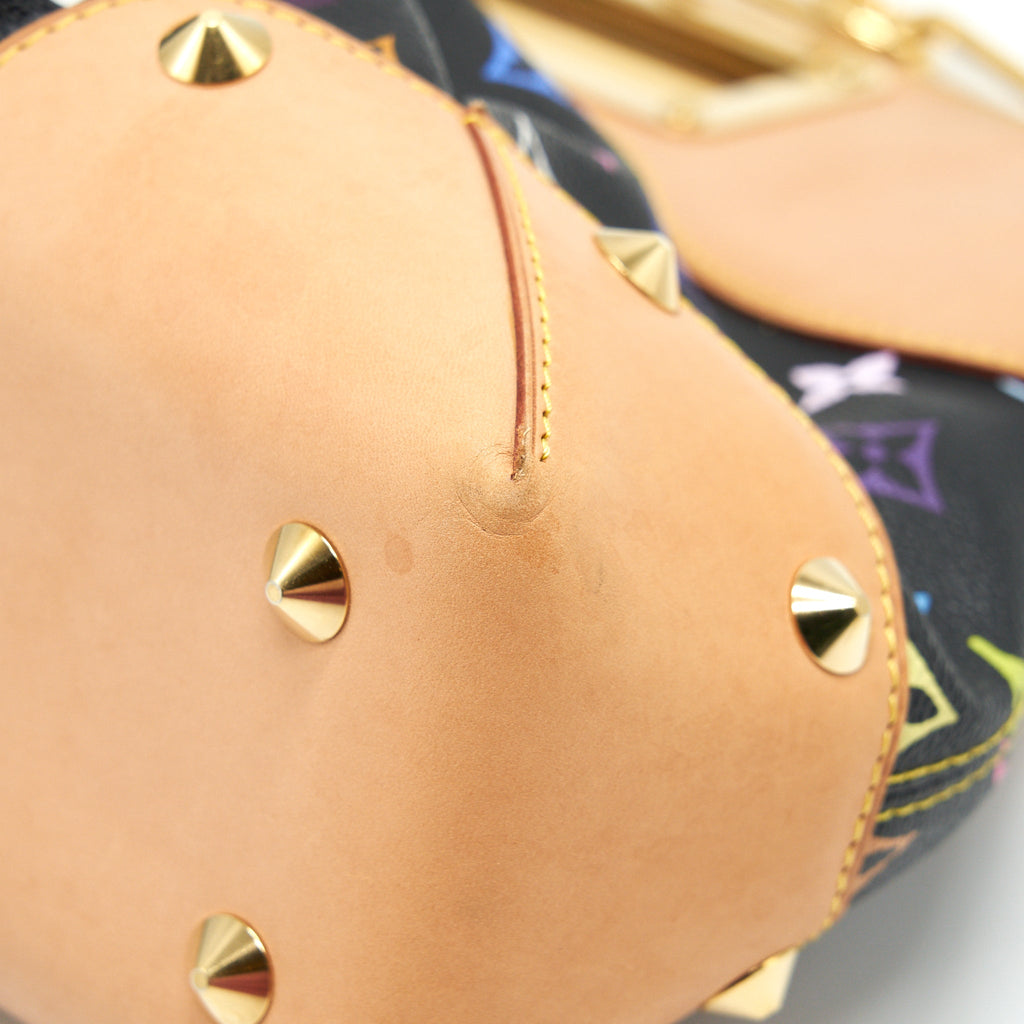 LOUIS VUITTON JUDY MM BLACK MONOGRAM MULTICOLOUR