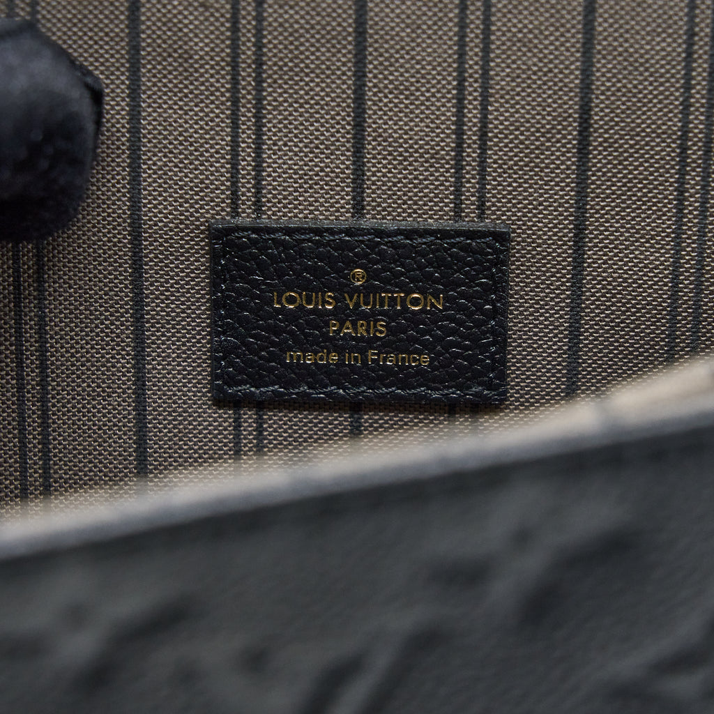 LOUIS VUITTON POCHETTE MÉTIS MONOGRAM EMPREINTE BLACK GHW