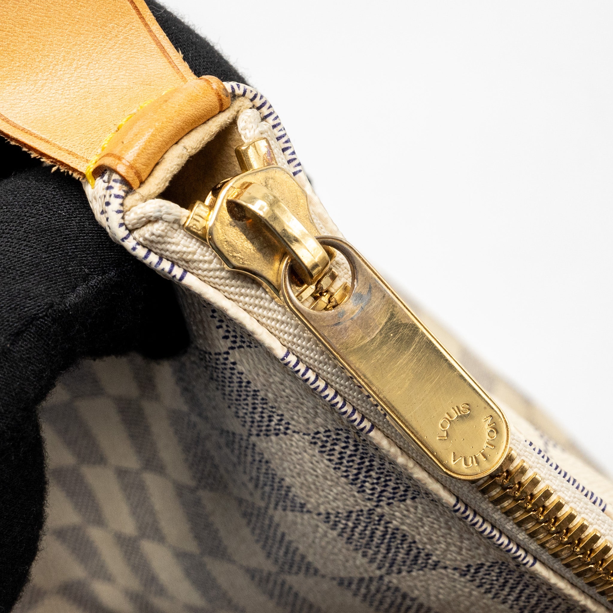 LOUIS VUITTON SALEYA MM DAMIER AZUR CANVAS GHW