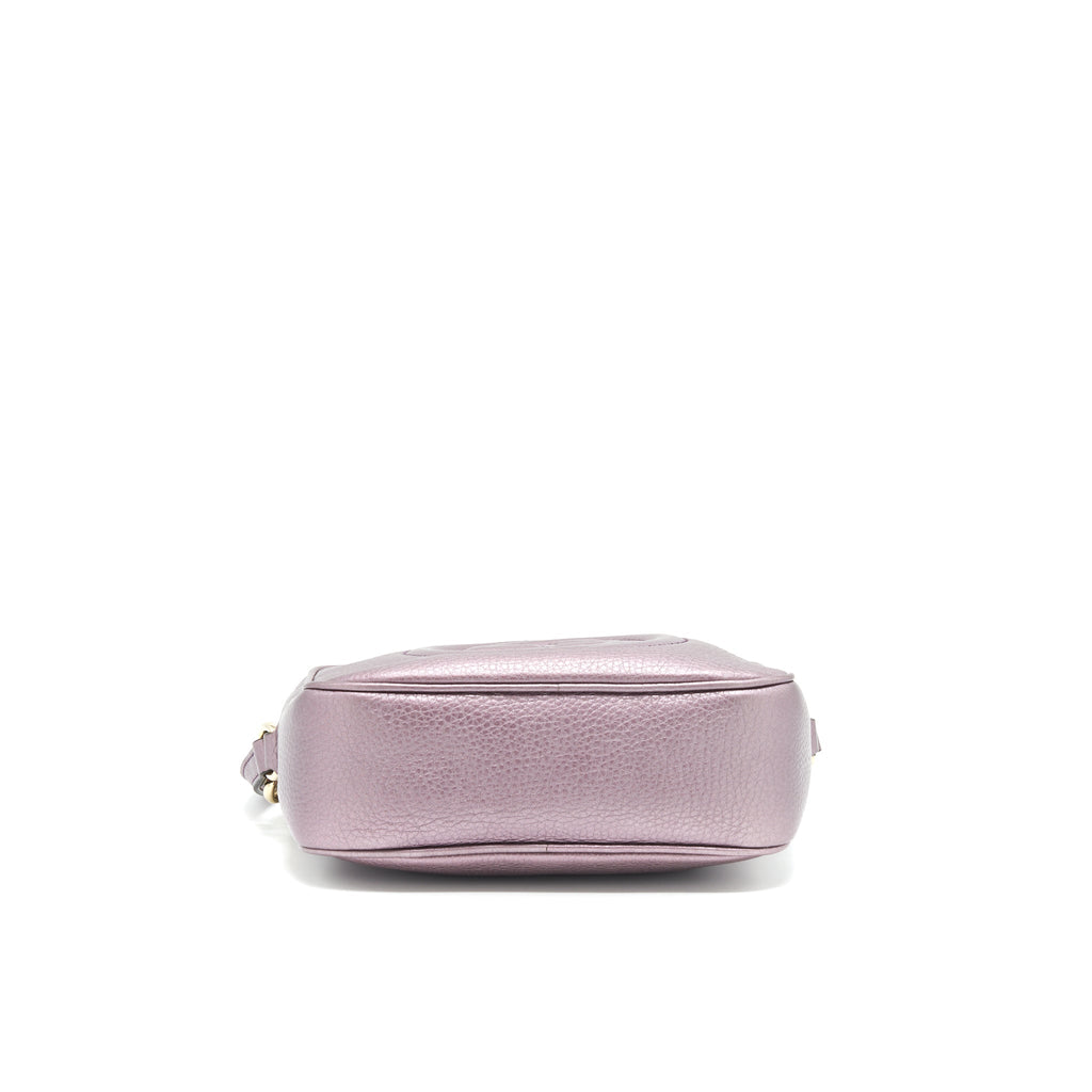 GUCCI DISCO CAMERA BAG SILVER PURPLE