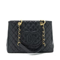 CHANEL GRAND SHOPPING BAG BLACK GHW