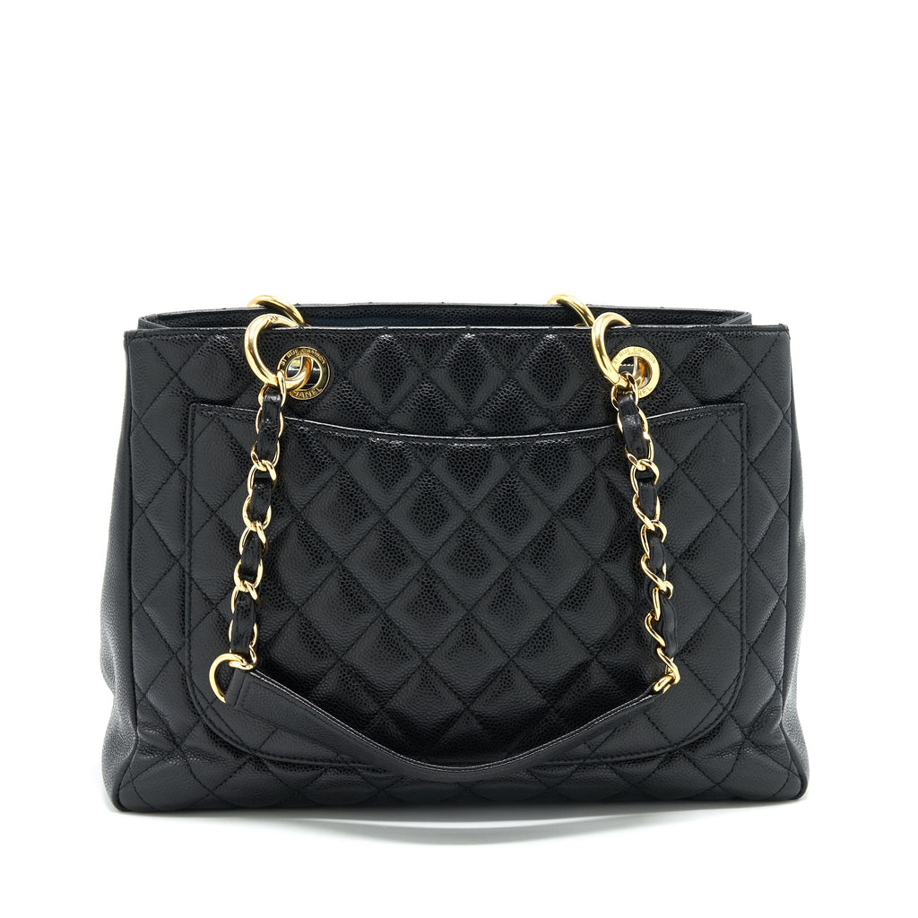 CHANEL GRAND SHOPPING BAG BLACK GHW