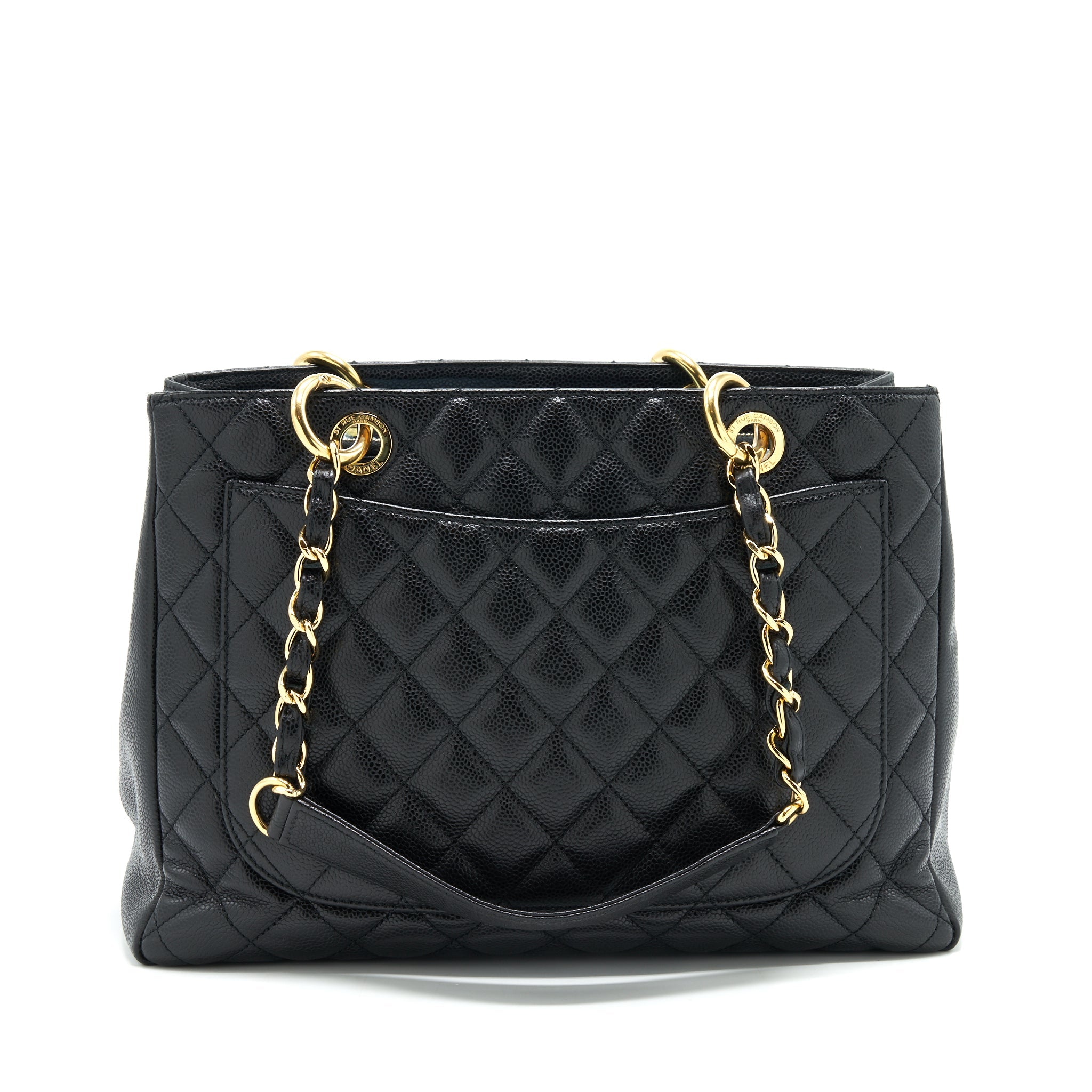 CHANEL GRAND SHOPPING BAG BLACK GHW