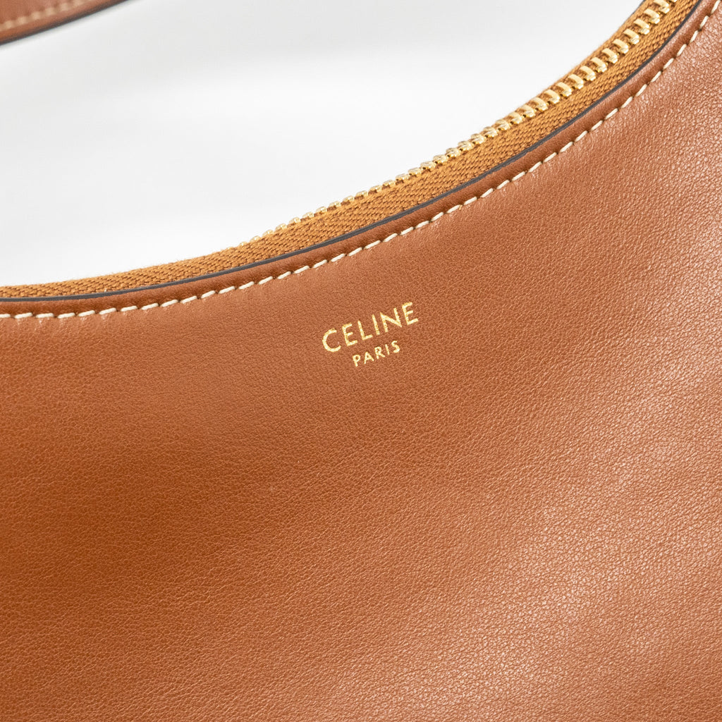CELINE MEDIUM AVA STRAP BAG SMOOTH CALFSKIN TAN GHW
