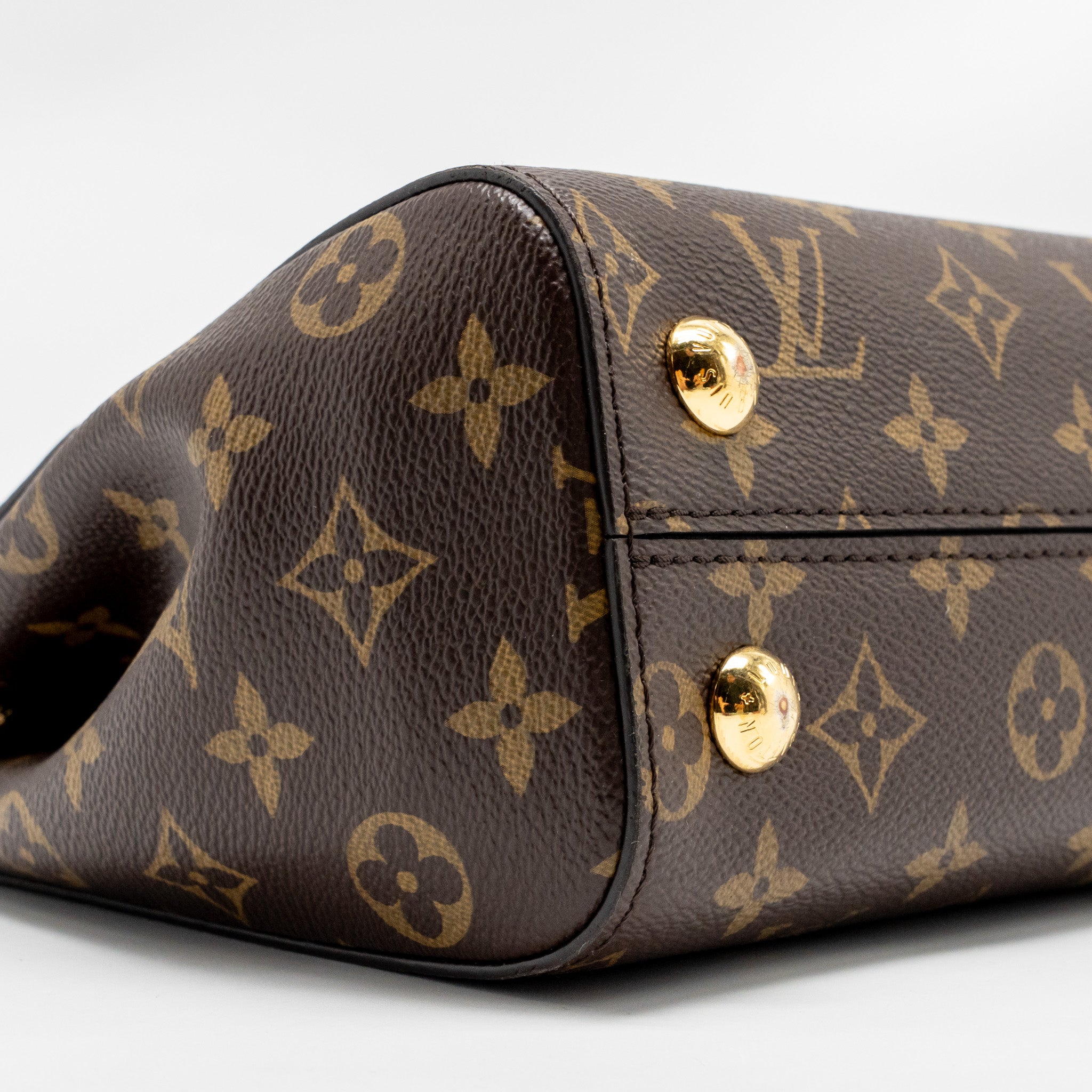 LOUIS VUITTON CLUNY BB MONOGRAM CANVAS WITH PINK STRAP GHW