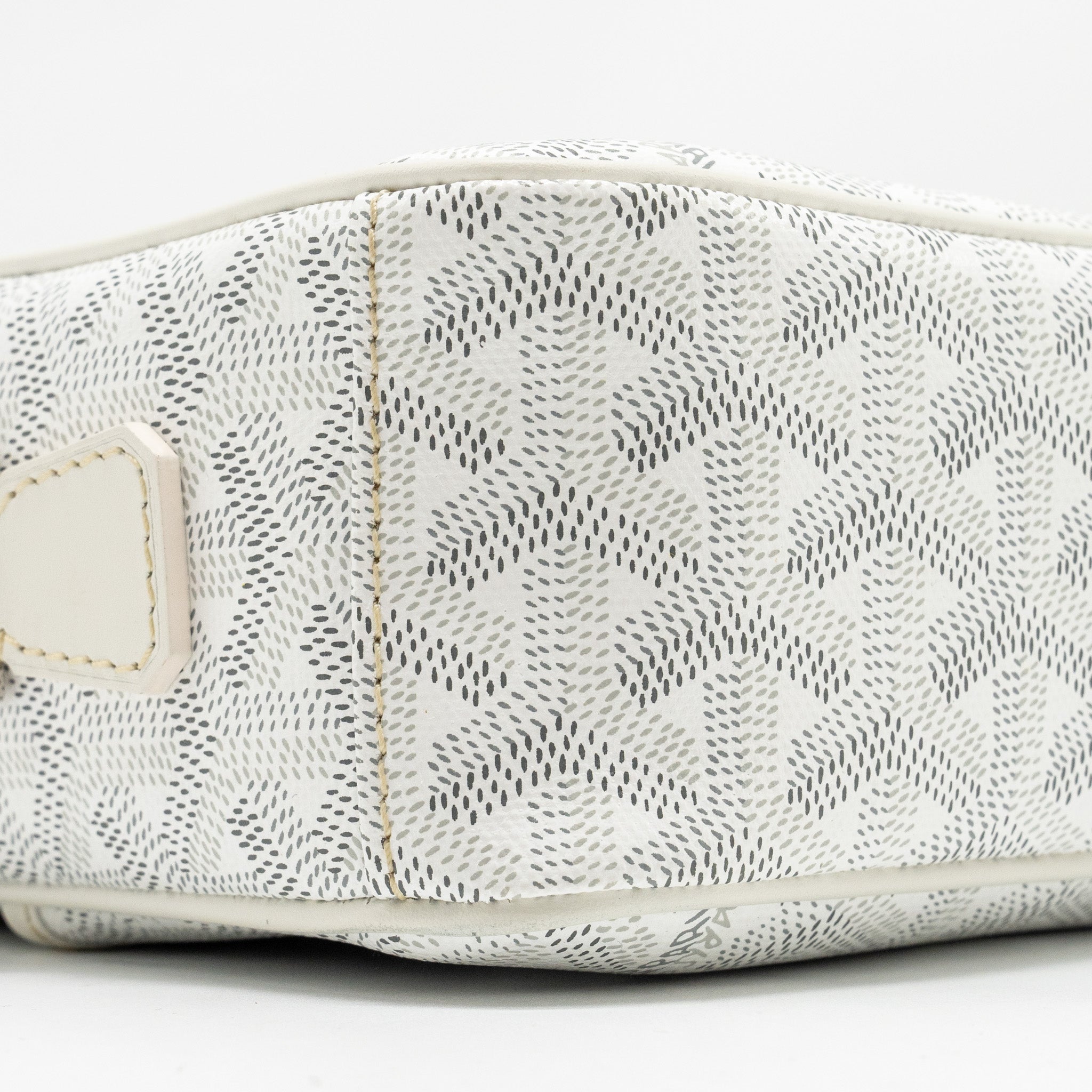 GOYARD CAPE VERT CROSSBODY BAG GOYARDLINE CANVAS WHITE SHW