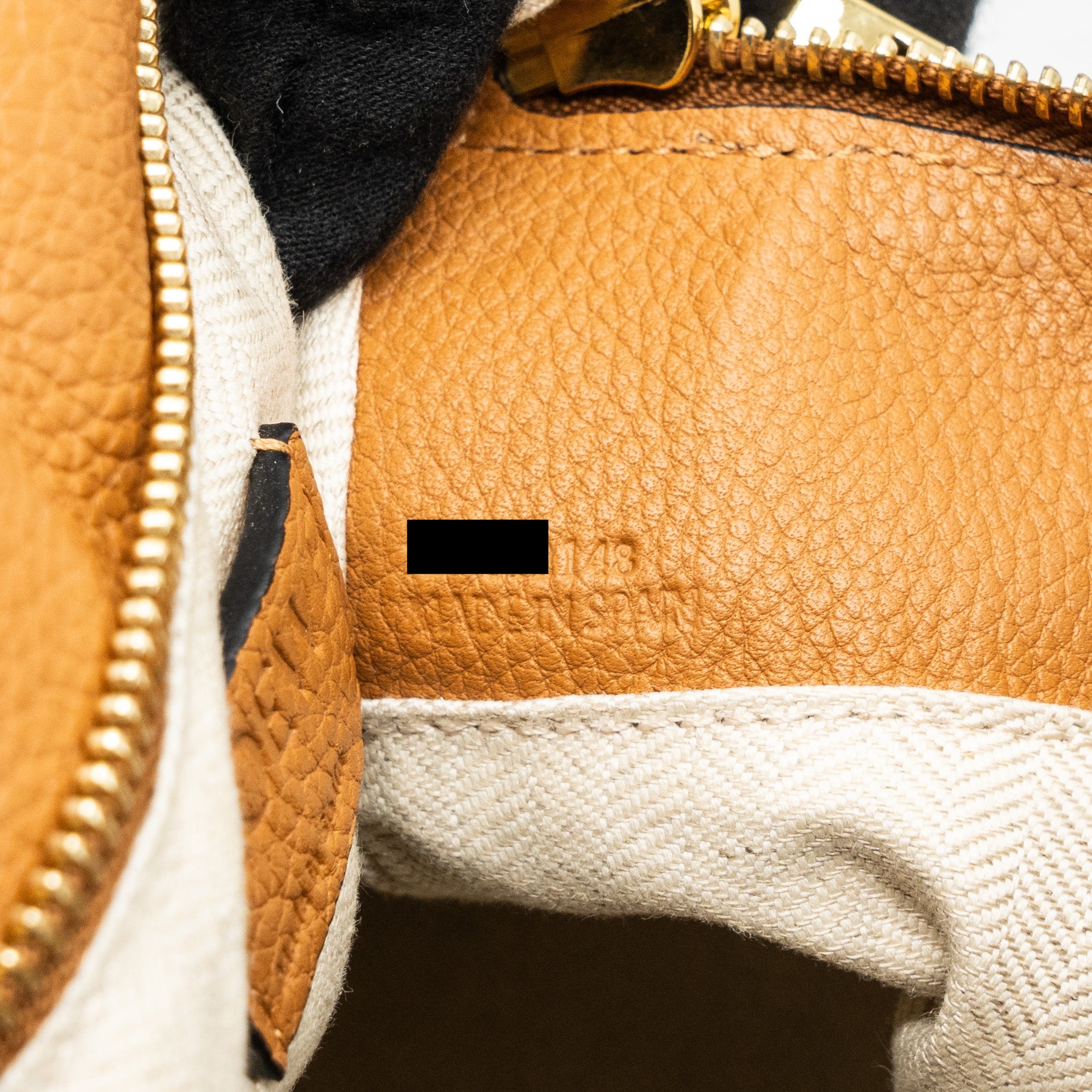 LOEWE SMALL PUZZLE BAG CALFSKIN TAN GHW