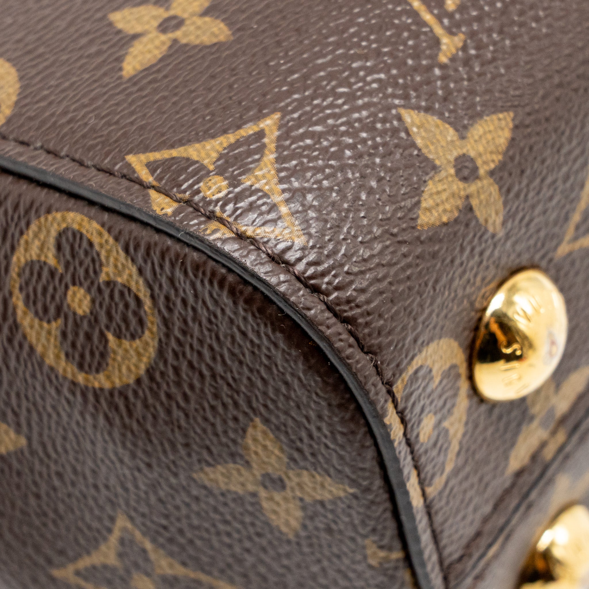 LOUIS VUITTON CLUNY BB MONOGRAM CANVAS WITH PINK STRAP GHW