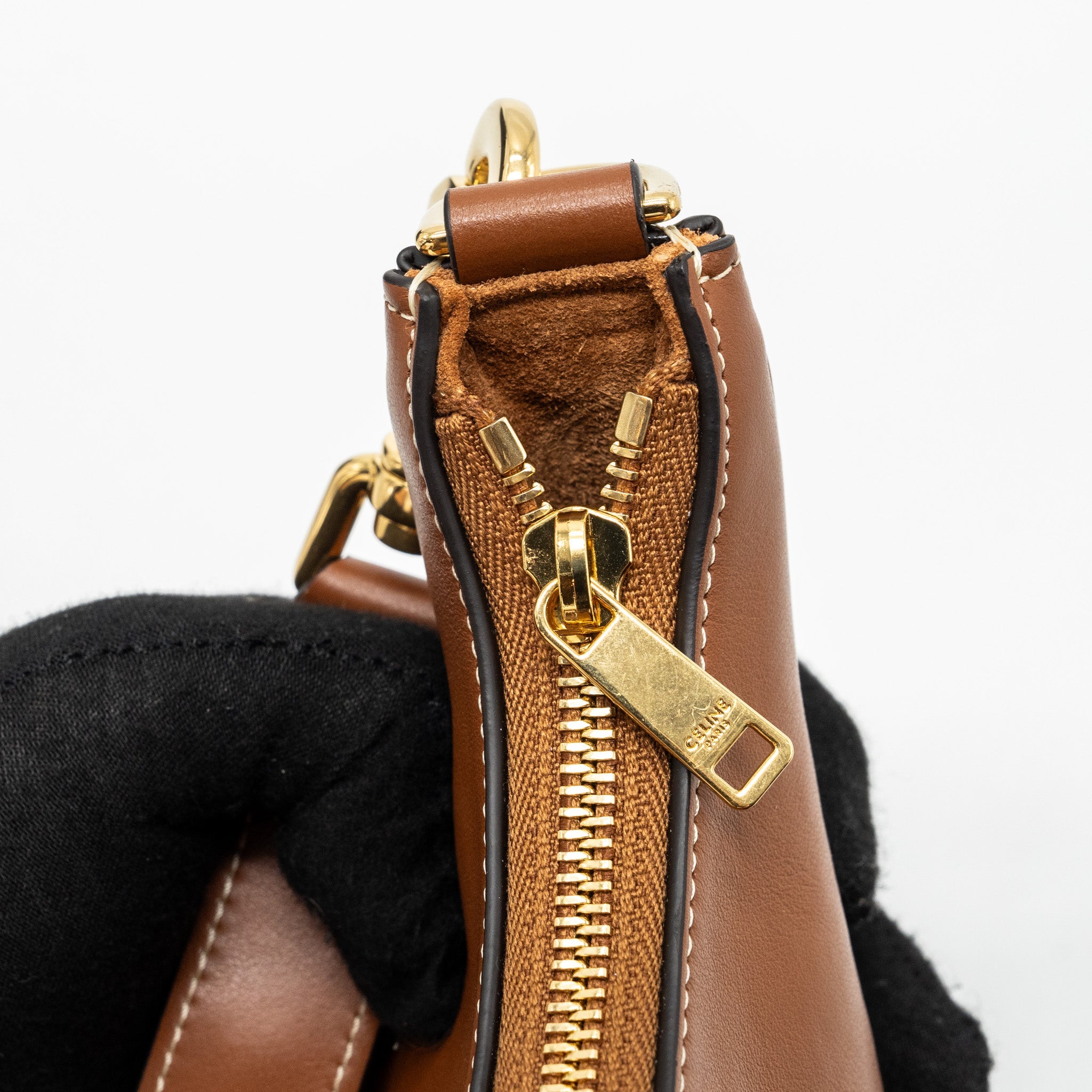 CELINE MEDIUM AVA STRAP BAG SMOOTH CALFSKIN TAN GHW